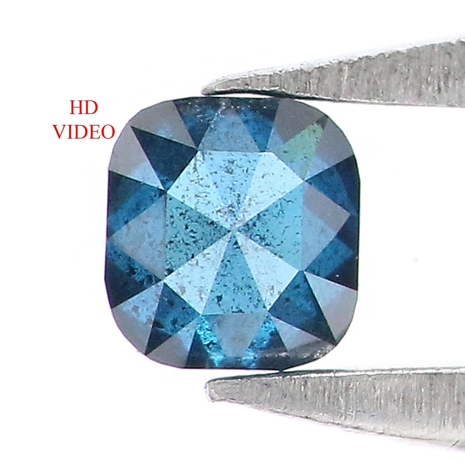 0.12 CT Natural Loose Cushion Shape Diamond Blue Color Cushion Diamond 2.75 MM Natural Diamond Blue Color Cushion Rose Cut Diamond QN2534
