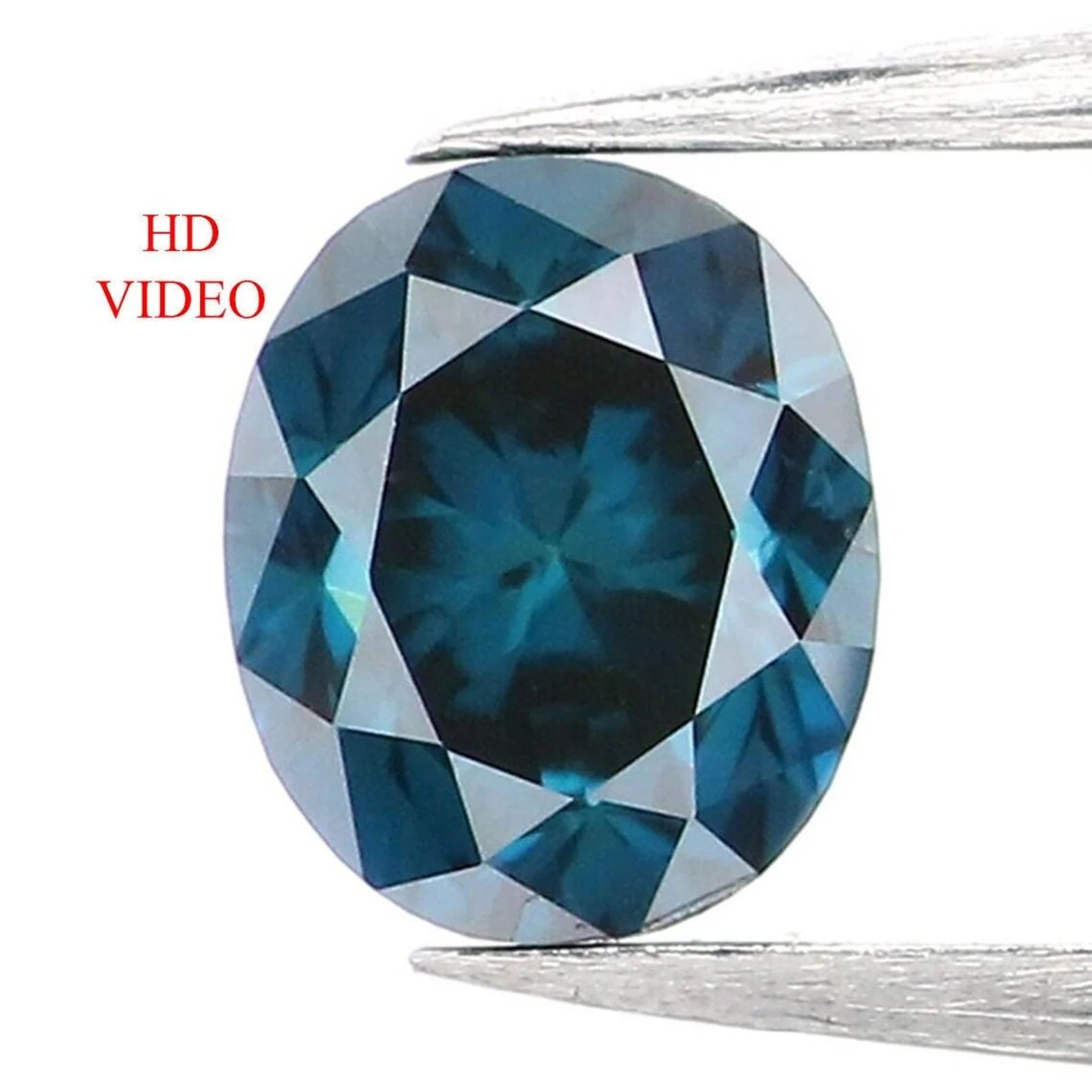 0.31 Ct Natural Loose Oval Shape Diamond Blue Color Oval Cut Diamond 4.25 MM Natural Loose Diamond Blue Oval Brilliant Cut Diamond NQ1406