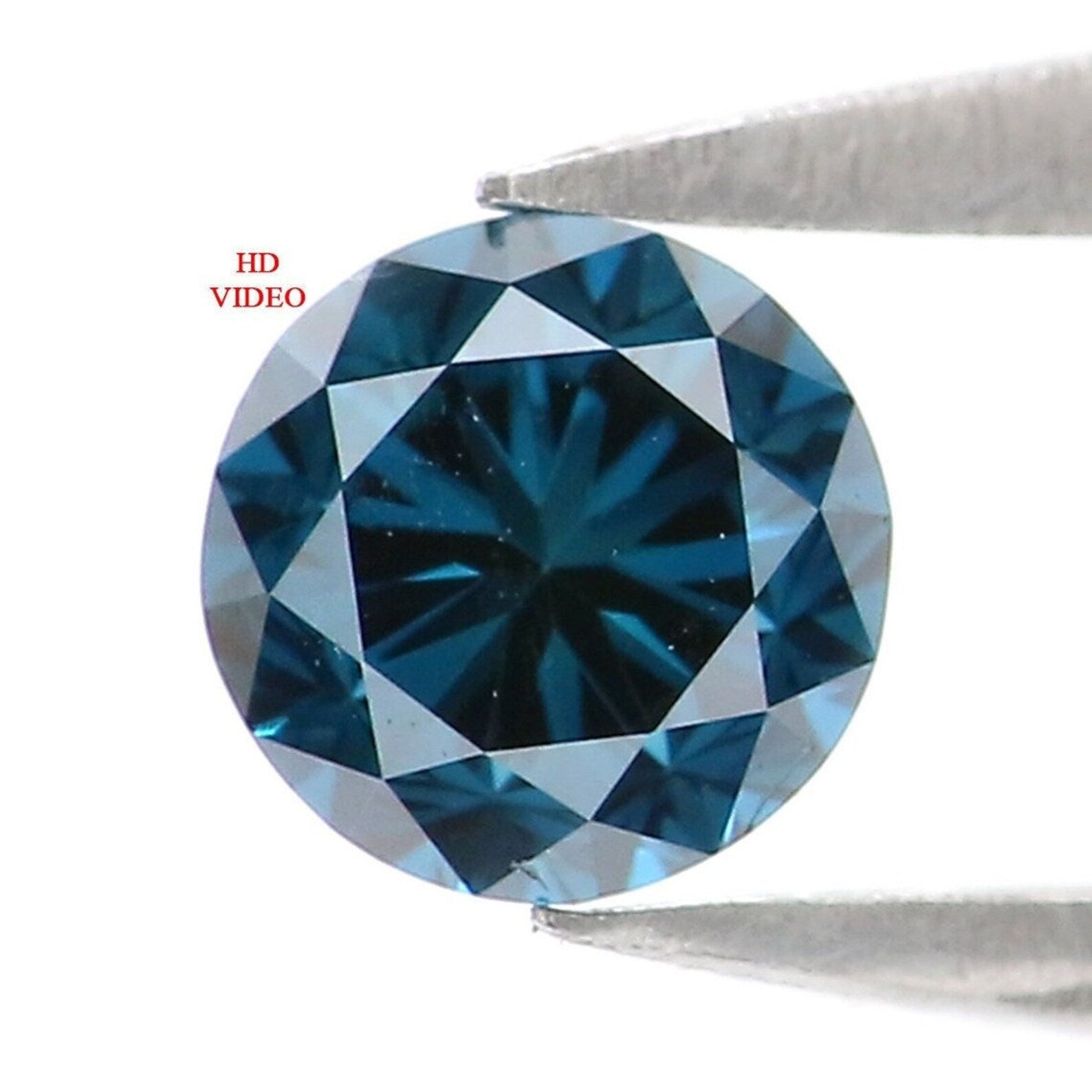 0.34 CT Natural Loose Round Shape Diamond Blue Color Round Diamond 4.25 MM Natural Diamond Blue Color Round Brilliant Cut Diamond NQ1411