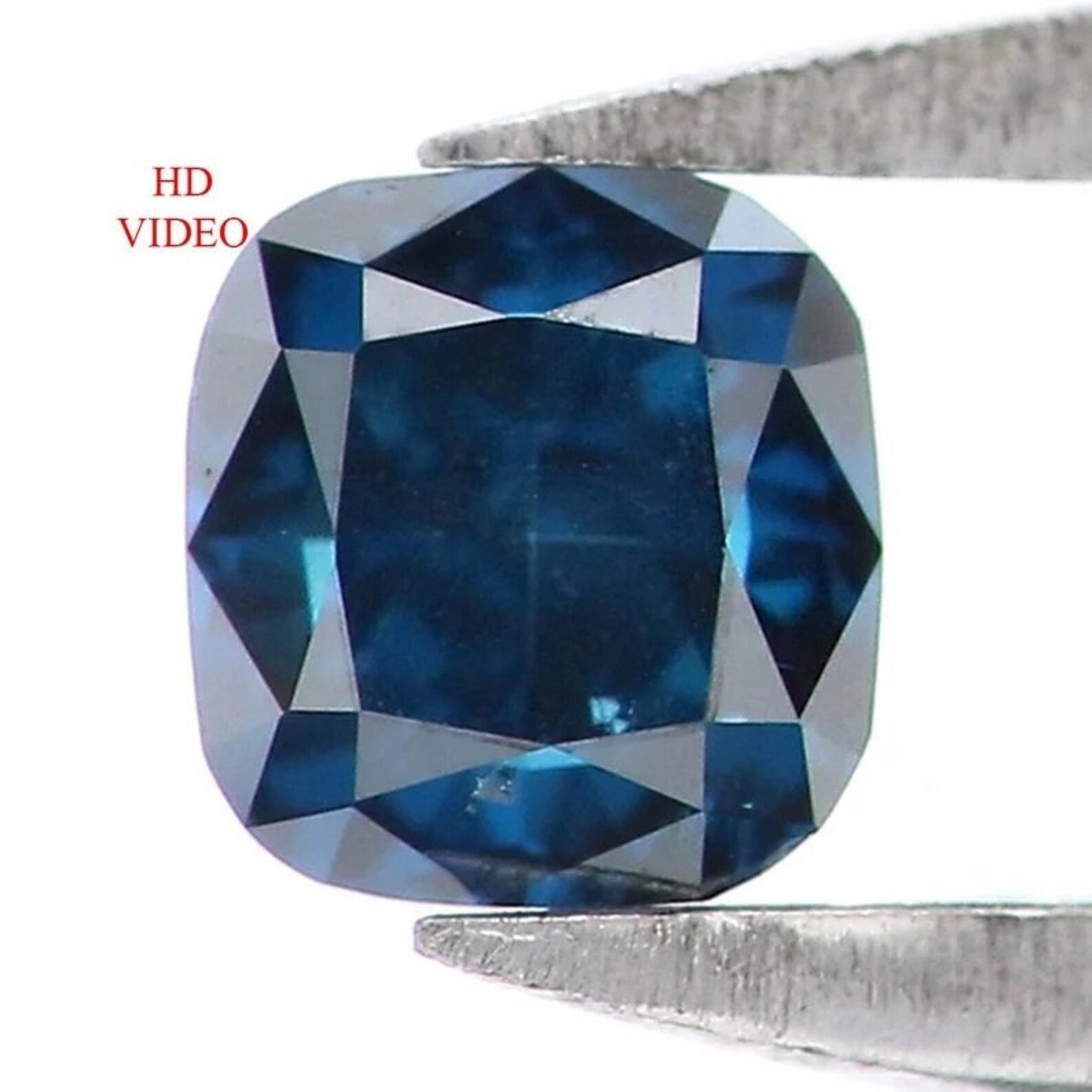 0.18 CT Natural Loose Cushion Shape Diamond Blue Color Cushion Cut Diamond 3.00 MM Natural Blue Color Cushion Brilliant Cut Diamond NQ7422