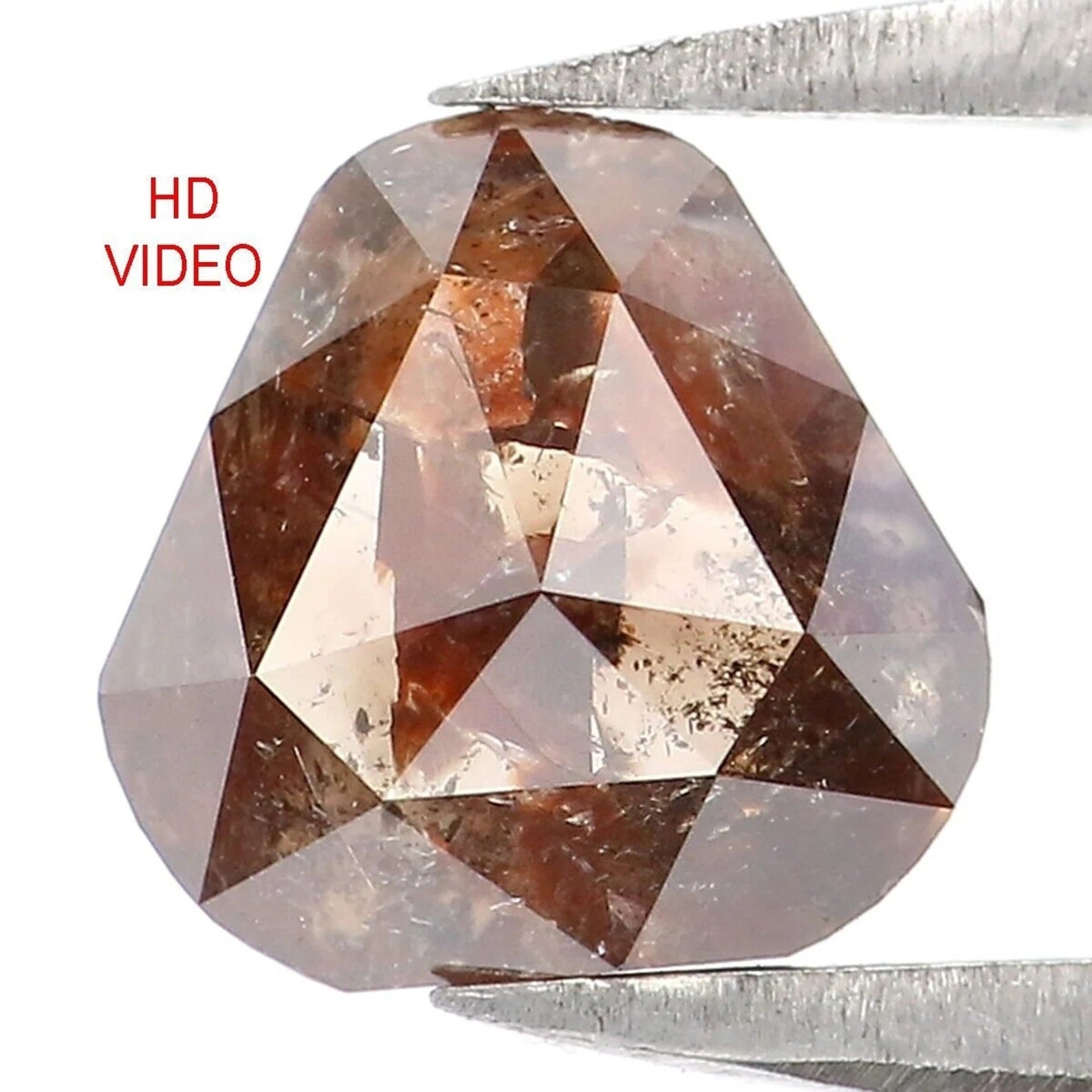0.88 CT Natural Loose Triangle Diamond Brown Color Diamond Natural Loose Diamond 6.90 MM Triangle Cut Diamond Triangle Shape Diamond NQ7866