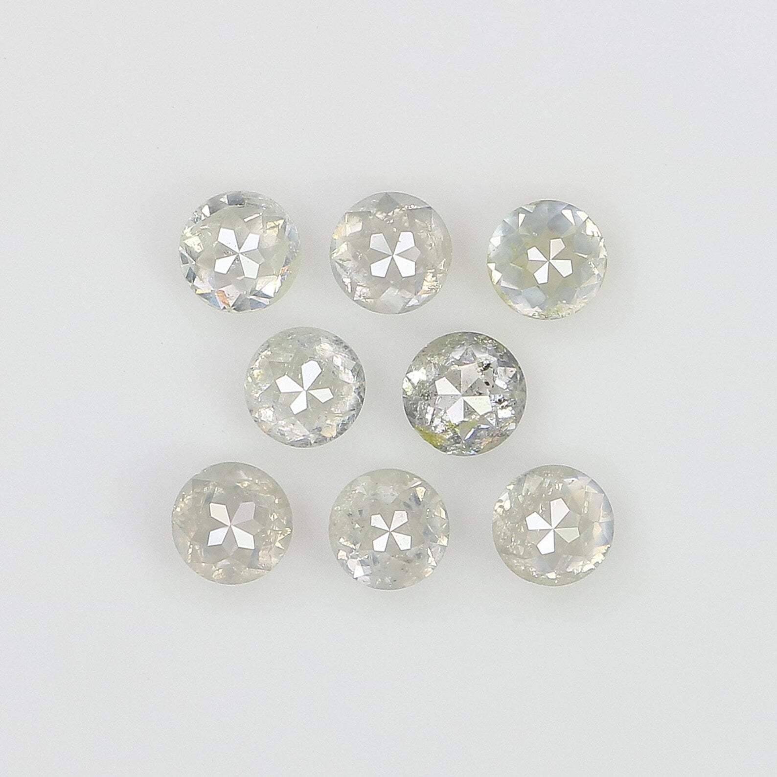 0.97 CT Natural Loose Round Shape Diamond Grey Color Round Diamond 2.80 MM Natural Loose Diamond Grey Color Round Rose Cut Diamond NQ2558