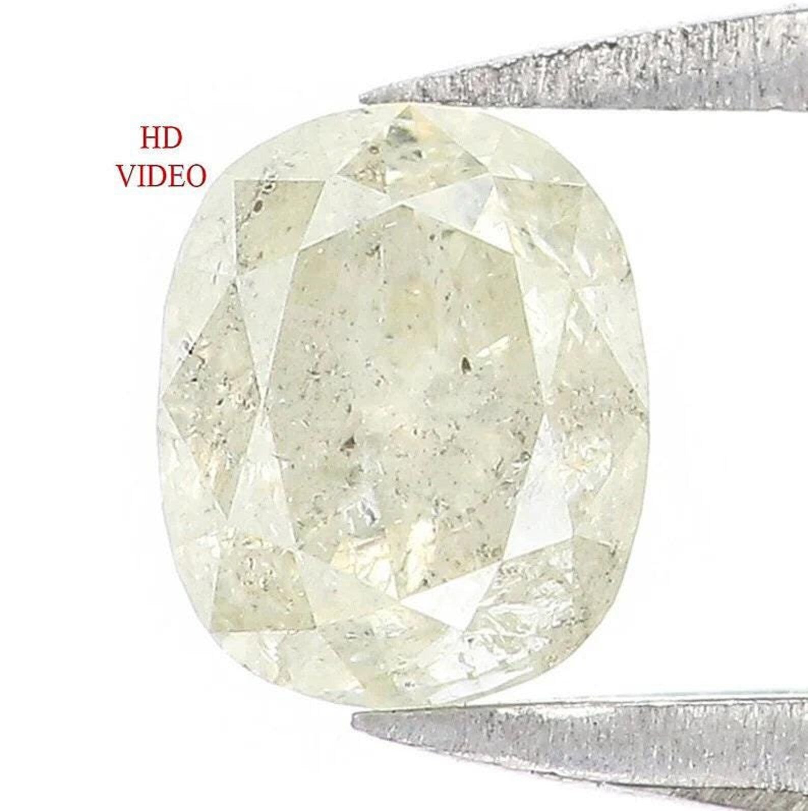 0.52 CT Natural Loose Oval Shape Diamond Grey Color Oval Diamond 5.10 MM Natural Loose Grey Diamond Color Oval Brilliant Cut Diamond NQ1661