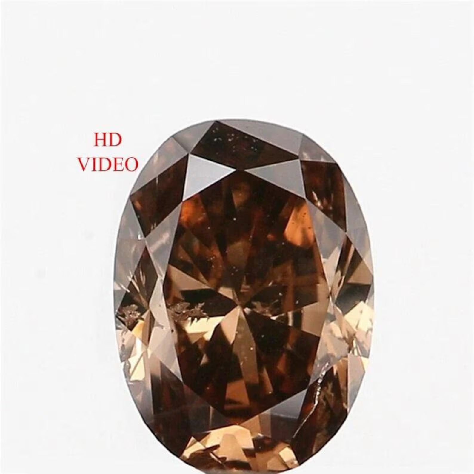 0.26 CT Natural Loose Oval Shape Diamond Brown Color Oval Cut Diamond 4.60 MM Natural Loose Brown Color Oval Brilliant Cut Diamond NQ1084