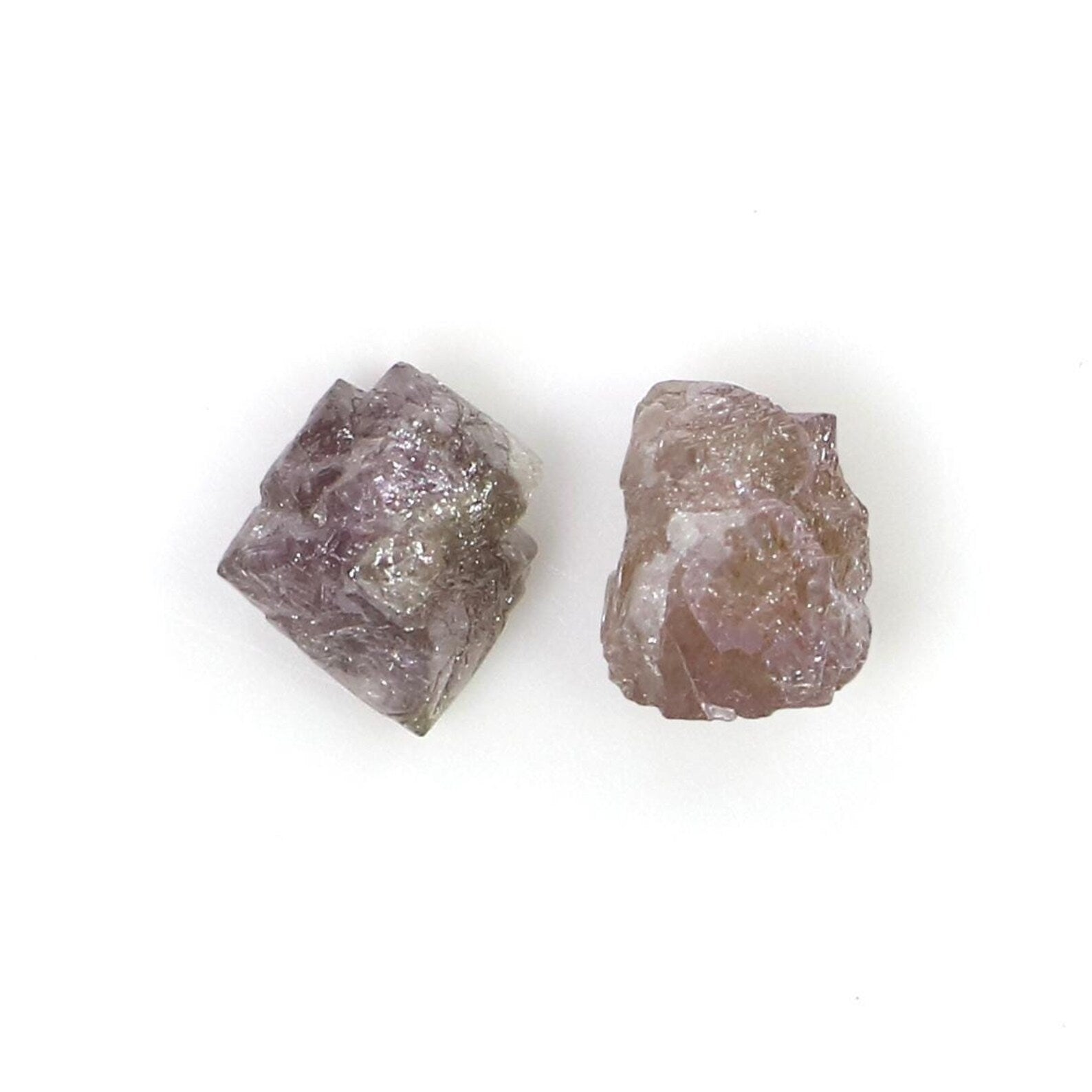 0.94 CT Natural Loose Rough Shape Diamond Pink Color Irregular Diamond 5.35 MM Natural Loose Diamond Pink Color Rough Cut Diamond NQ2527