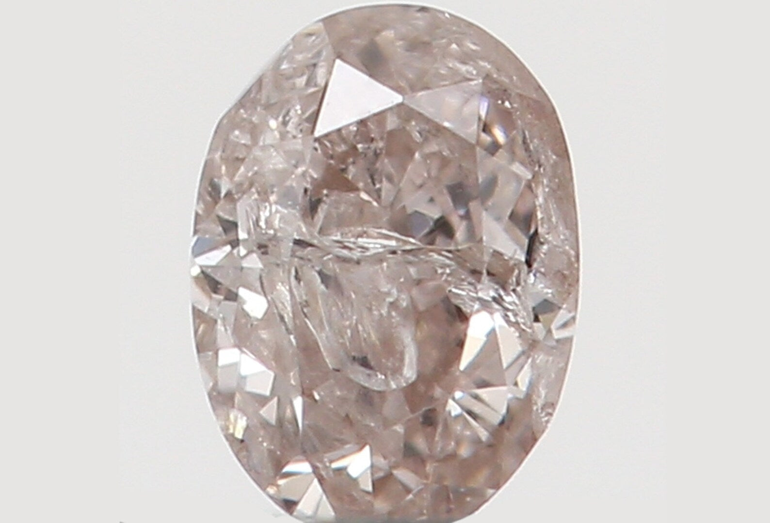 0.11 Ct Natural Loose Oval Diamond Pink Color Oval Cut Diamond 3.20 MM Natural Loose Diamond Pink Color Oval Brilliant Cut Diamond N7695