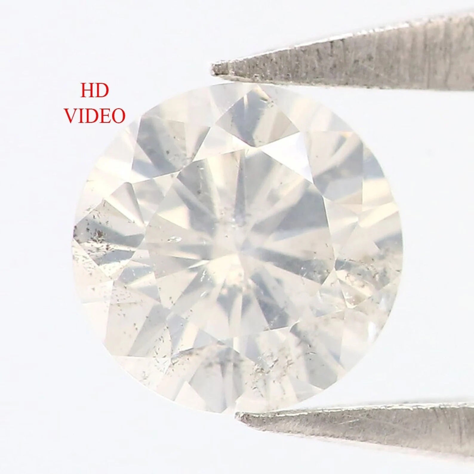 Natural Loose Round Brilliant Cut Diamond White - H Color 0.25 CT 4.08 MM Round Shape Rose Cut Diamond N1908