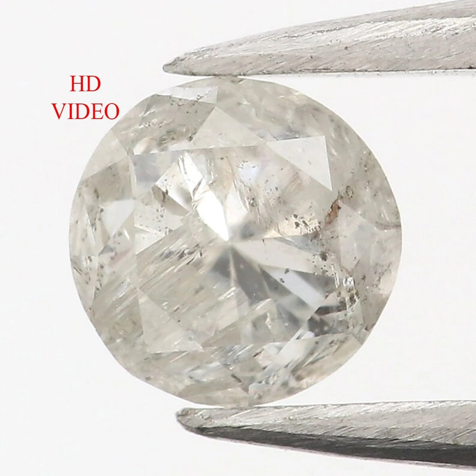 0.31 Ct Natural Loose Round Brilliant Diamond Gray Color Round Shape Diamond 3.95 MM Natural Loose Diamond Round Brilliant Cut Diamond N310