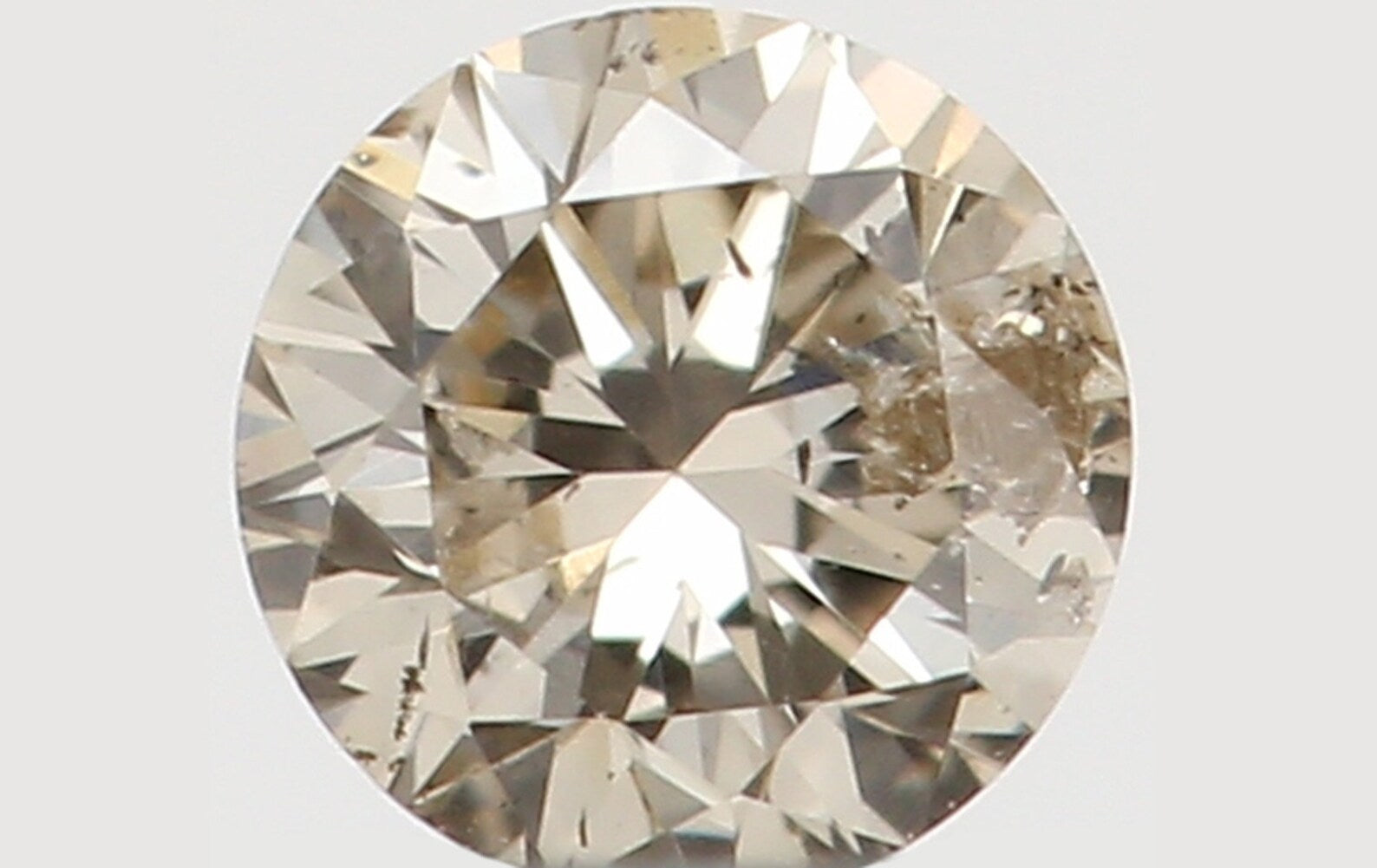 0.08 Ct Natural Loose Round Shape Diamond Brown Color Round Cut Diamond 2.80 MM Natural Loose Diamond Round Brilliant Cut Diamond N7823