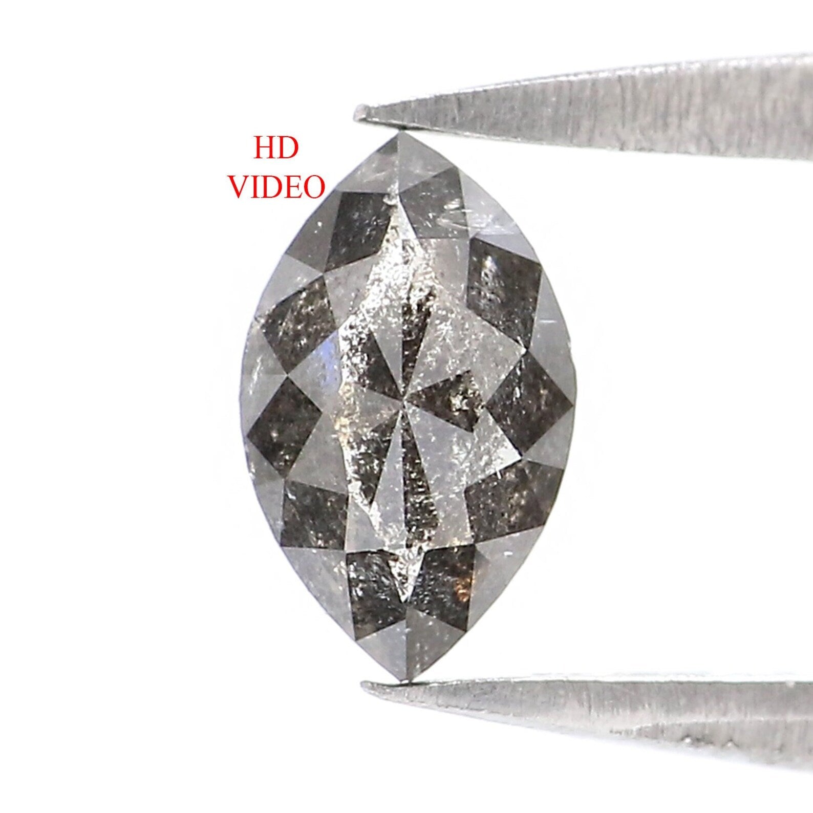 0.41 CT Natural Loose Marquise Diamond Salt And Pepper Diamond Natural Loose Diamond 6.50 MM Marquise Cut Diamond Marquise Shape NQ9068