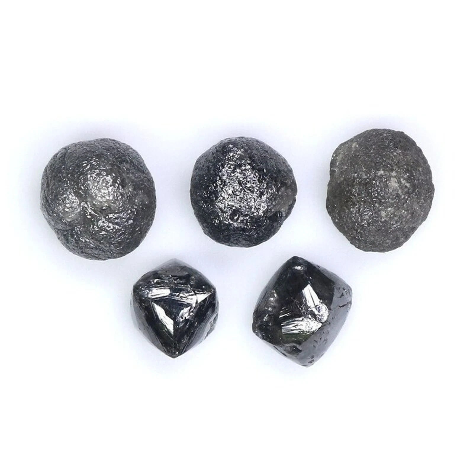 6.15 CT Natural Loose Rough Diamond Salt And Pepper Rough Diamond 4.40 MM Natural Black Grey Color Irregular Cut Rough Shape Diamond NQ2003