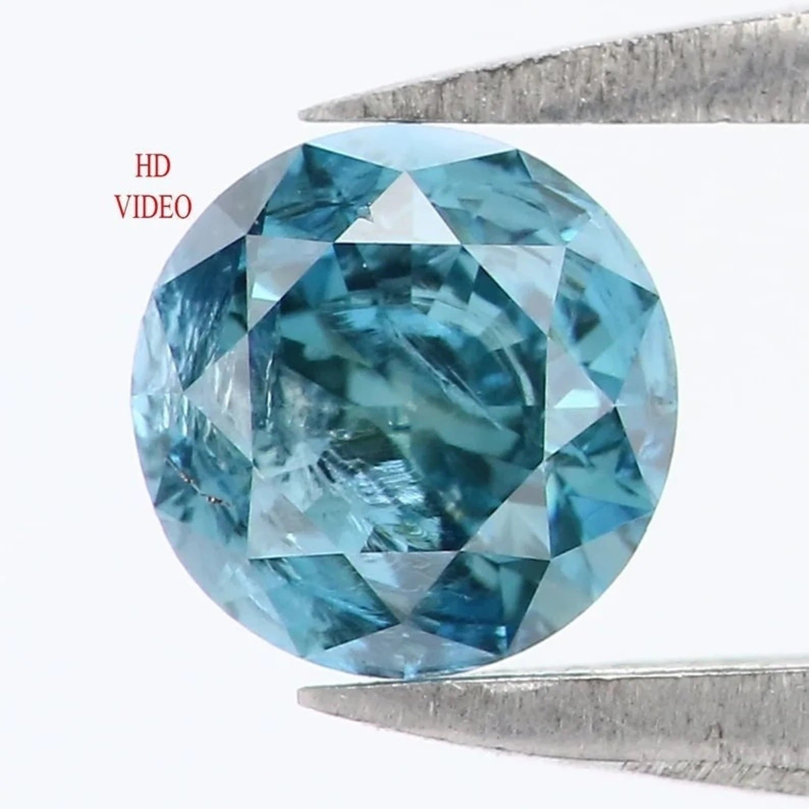 0.40 CT Natural Loose Round Shape Diamond Blue Color Round Diamond 4.60 MM Natural Diamond Blue Color Round Brilliant Cut Diamond NQ1748