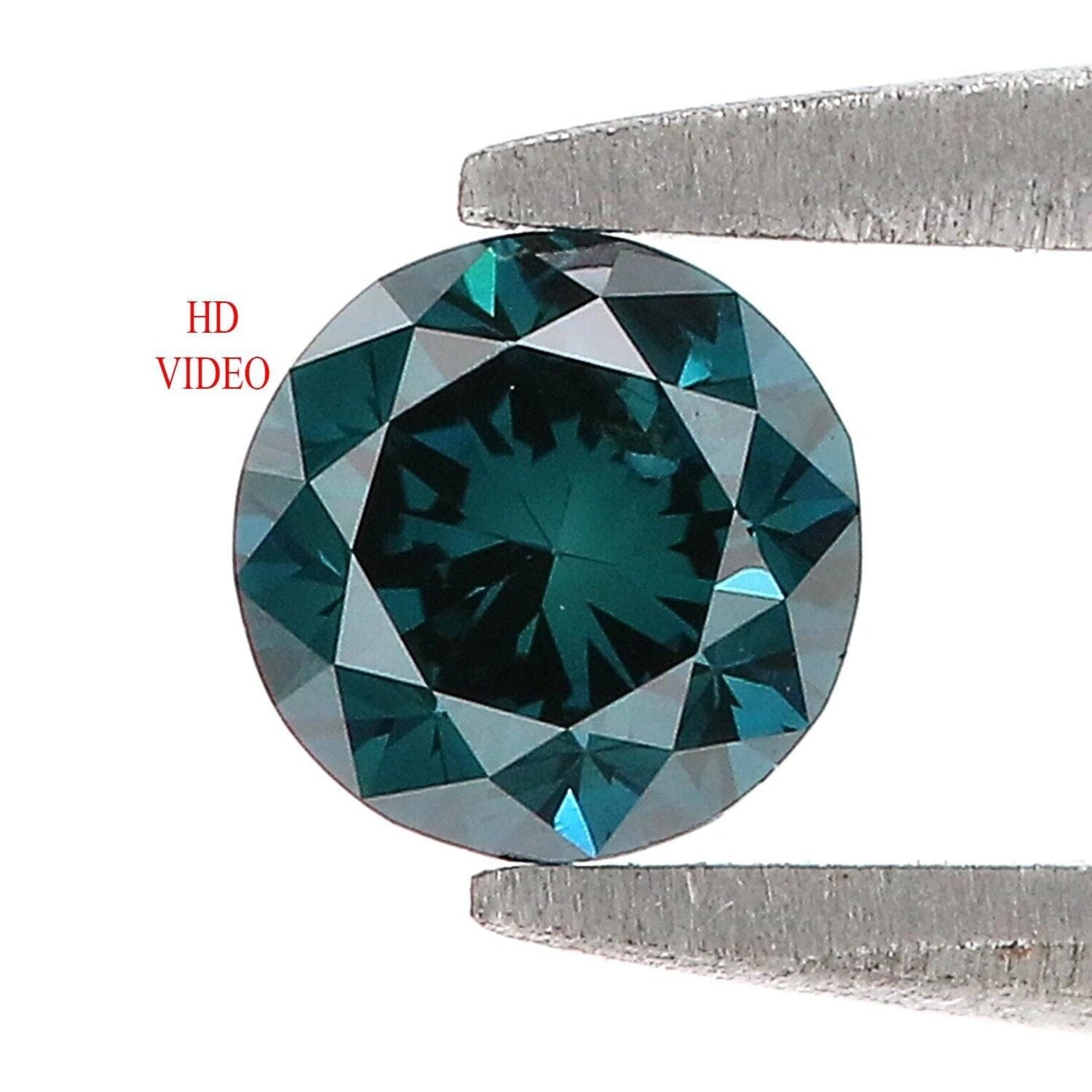 0.41 Ct Natural Loose Round Shape Diamond Blue Color Round Cut Diamond 4.55 MM Natural Loose Blue Color Round Brilliant Cut Diamond NQ1375