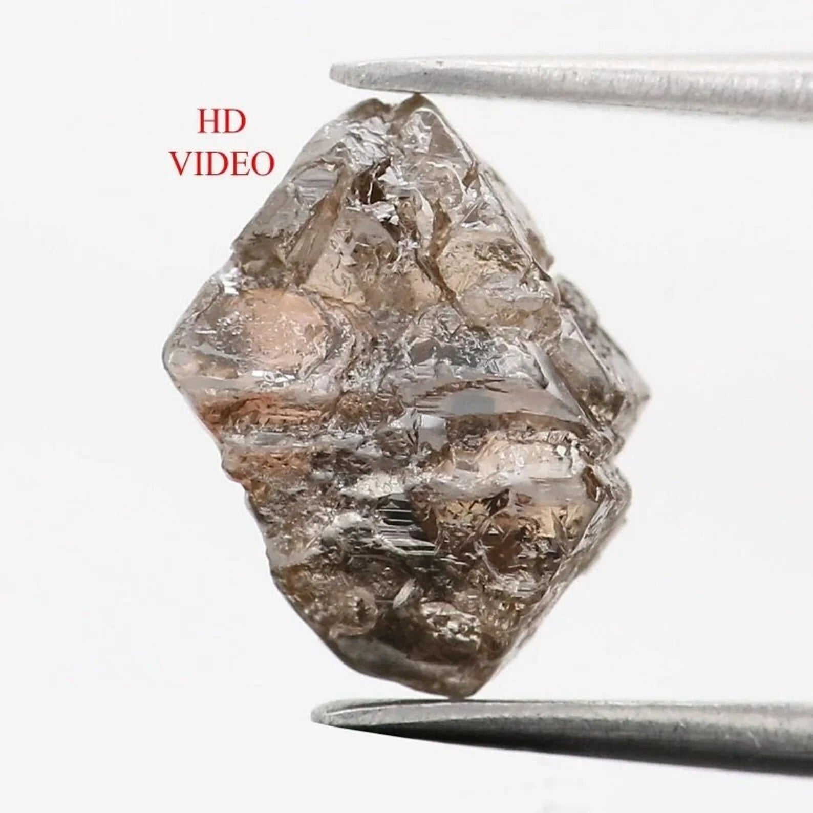 2.79 CT Natural Loose Rough Diamond Brown Color Rough Diamond 8.00 MM Natural Diamond Brown Color Irregular Cut Rough Shape Diamond NQ9920