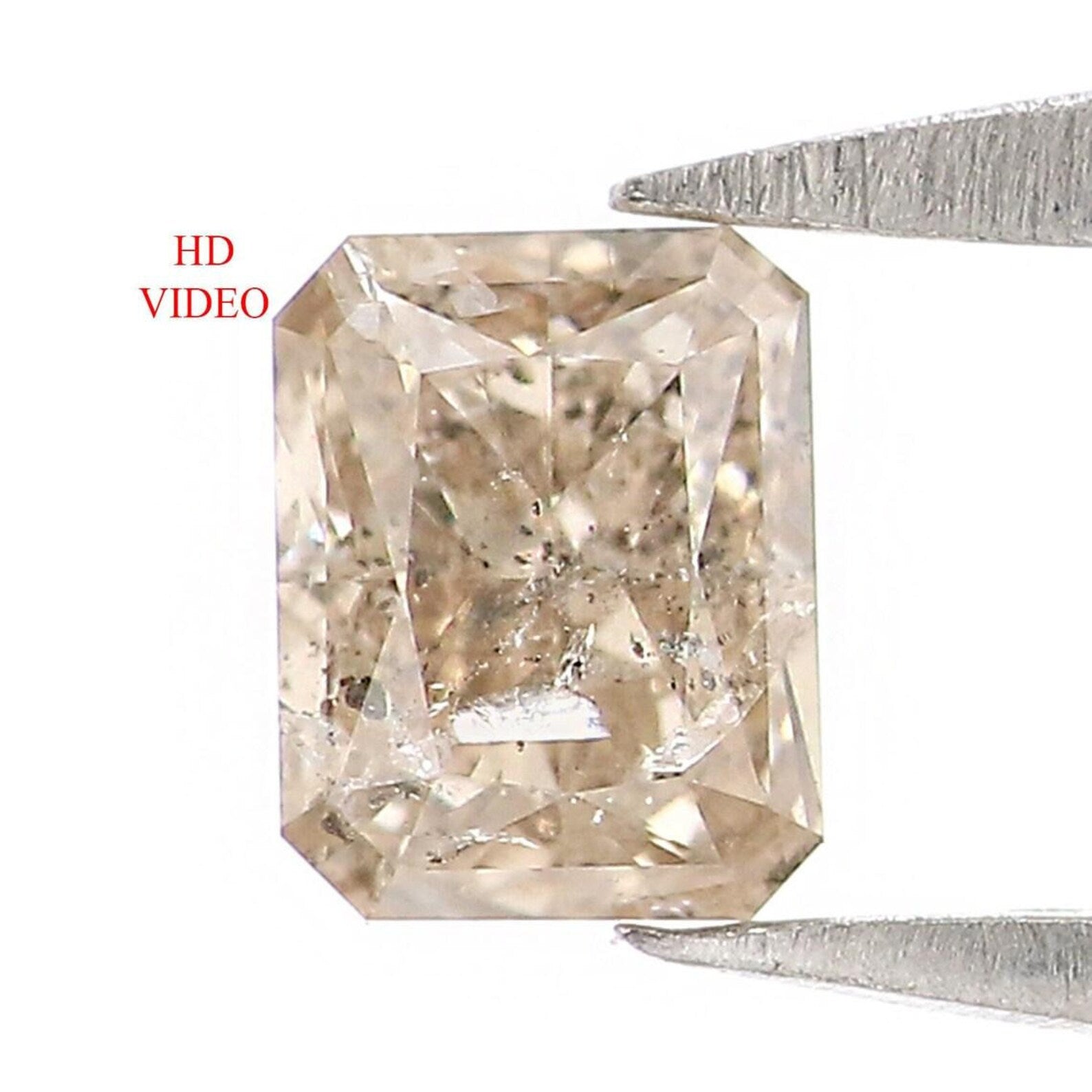 0.32 CT Natural Loose Emerald Shape Diamond Grey Color Emerald Diamond 4.20 MM Natural Loose Grey Color Emerald Brilliant Cut Diamond NQ7376