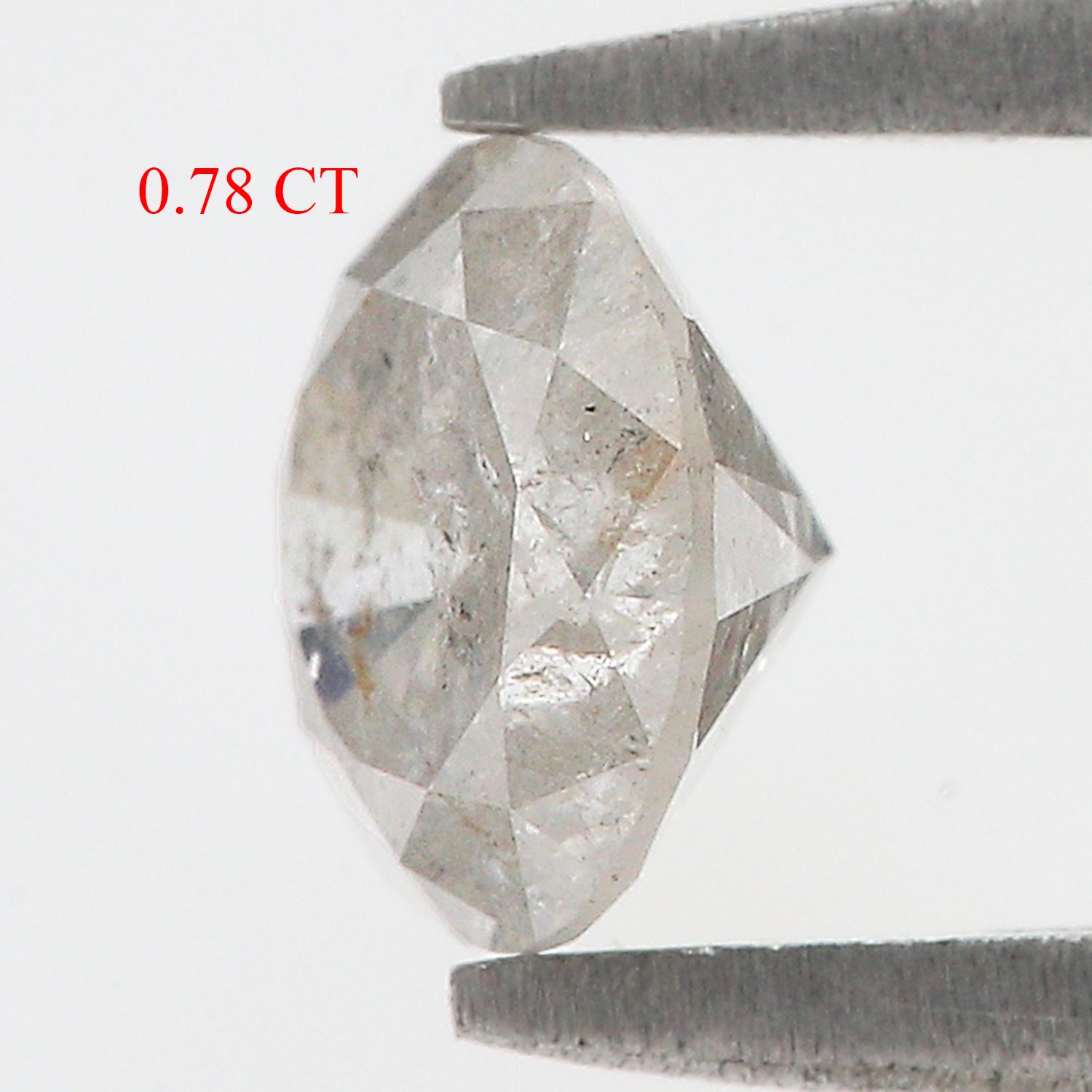 0.78 CT Natural Loose Round Shape Diamond Grey Color Round Cut Diamond 5.80 MM Natural Loose Diamond Round Brilliant Cut Diamond QL5798