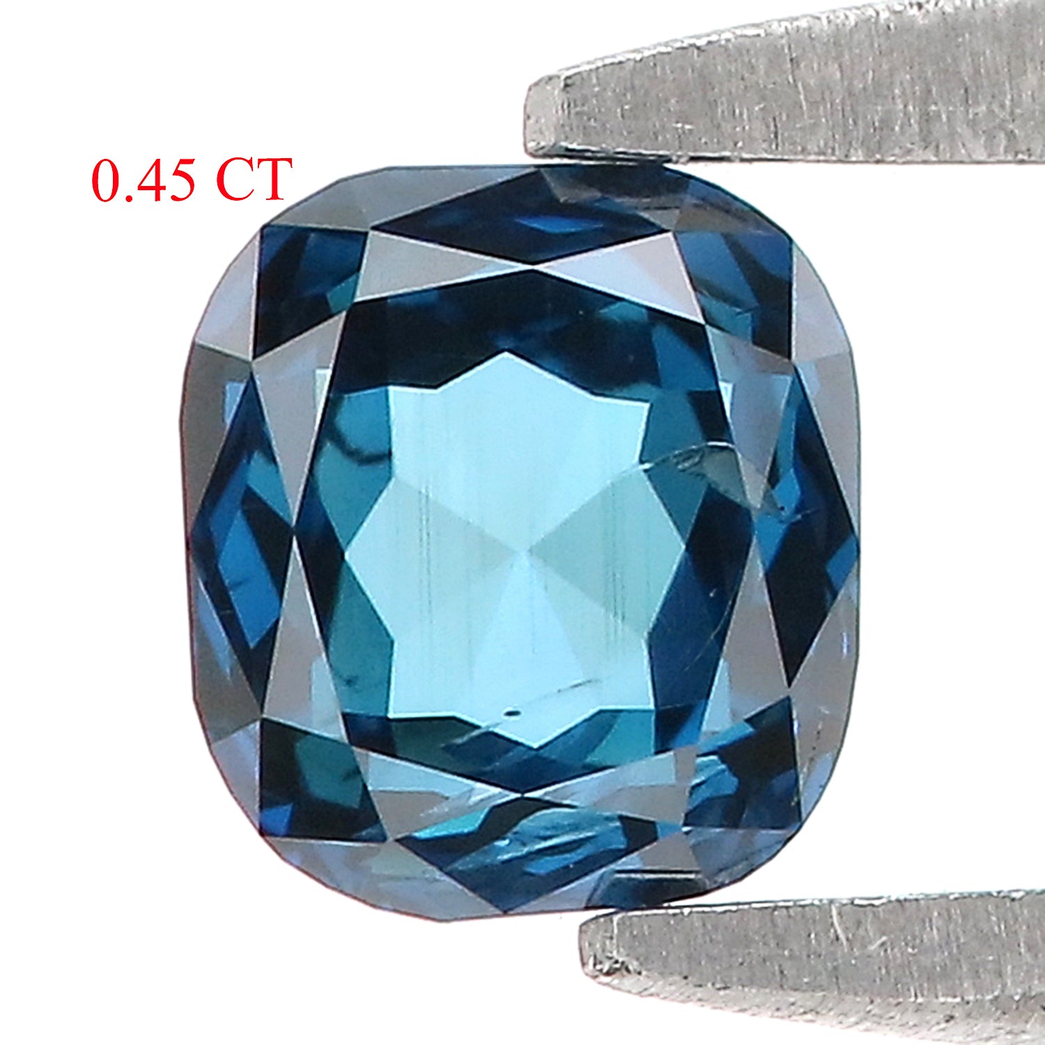 0.45 CT Natural Loose Cushion Shape Diamond Blue Color Cushion Cut Diamond 4.70 MM Natural Loose Diamond Cushion Rose Cut Diamond LQ9743