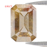 Natural Loose Emerald Diamond, Brown Color , Natural Loose Diamond, Emerald Rose Cut Diamond, Emerald Cut 0.90 CT Emerald Shape Diamond L352