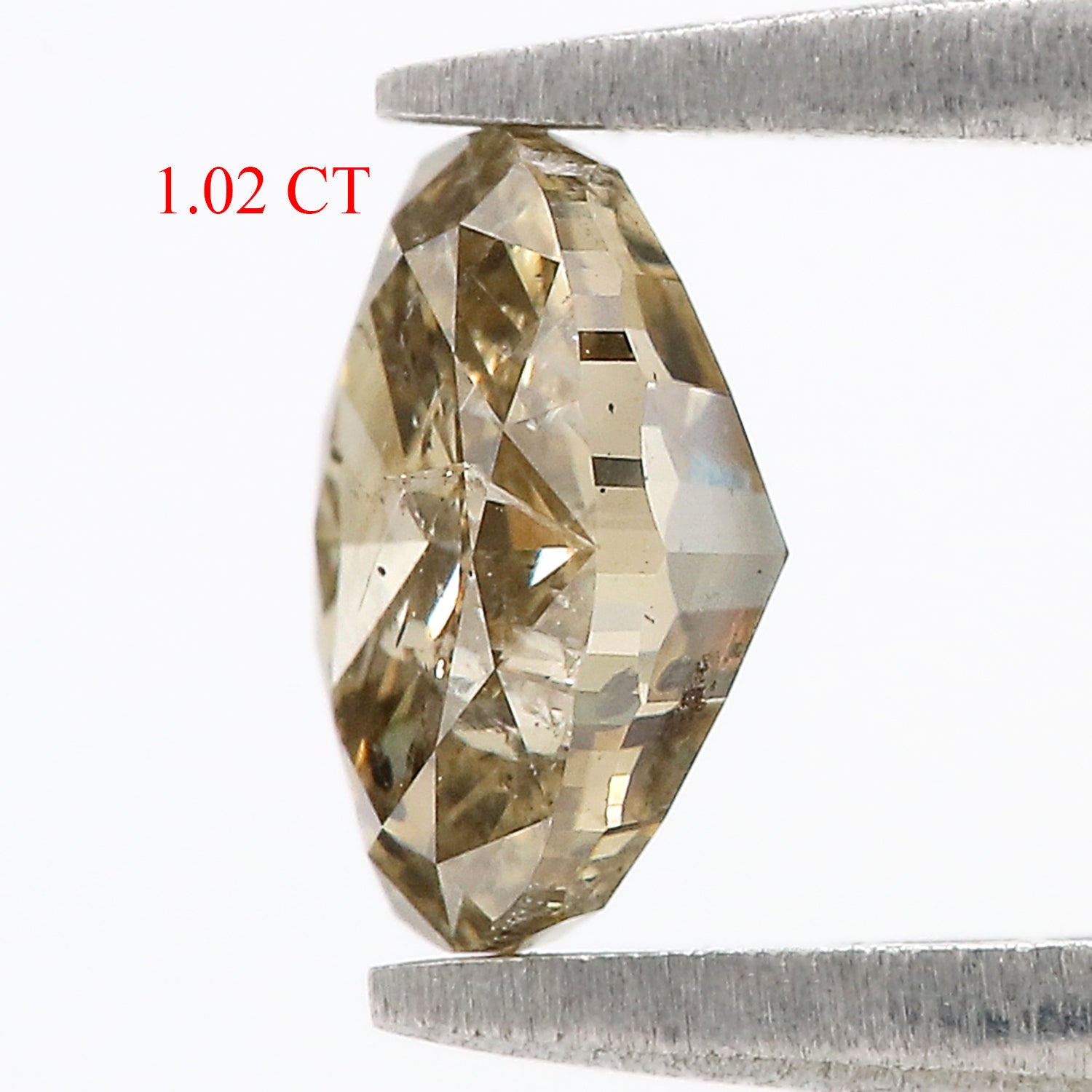 1.02 CT Natural Loose Oval Shape Diamond Brown Color Oval Cut Diamond 7.00 MM Natural Loose Diamond Green Oval Brilliant Cut Diamond L3593