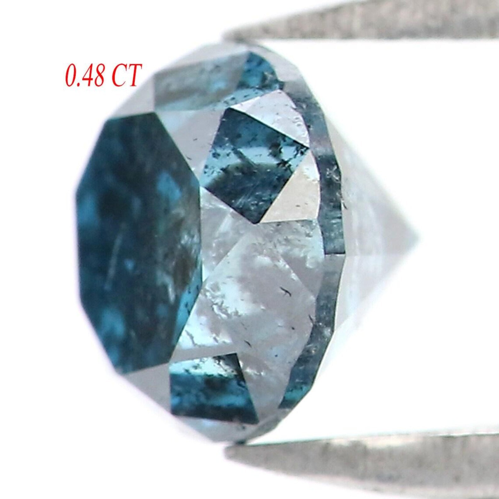 0.48 CT Natural Loose Round Shape Diamond Blue Color Round Cut Diamond 4.50 MM Natural Loose Diamond Round Brilliant Cut Diamond NQ9795