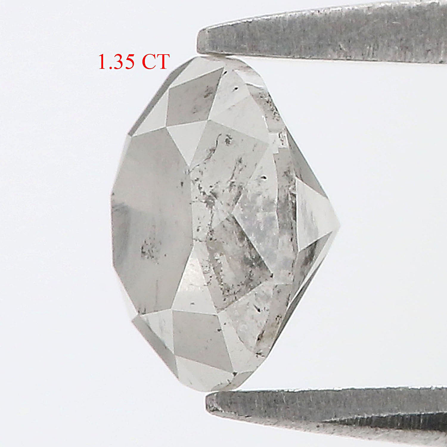 1.35 Ct Natural Loose Round Shape Diamond Milky White Color Round Cut Diamond 6.80 MM Natural White Color Round Brilliant Cut Diamond LQ7869
