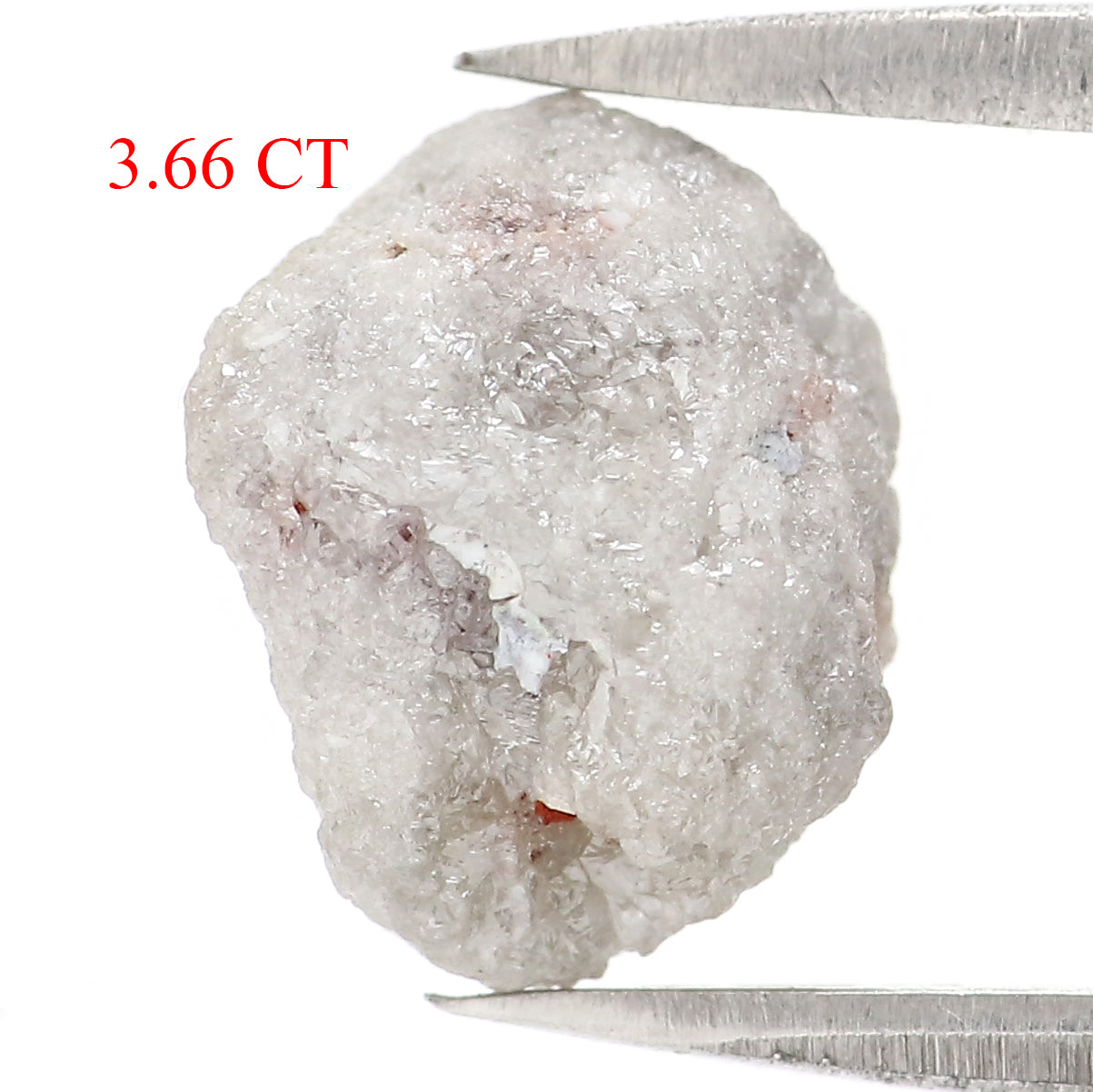 3.66 CT Natural Loose Rough Shape Diamond Grey Color Rough Cut Diamond 10.08 MM Natural Loose Grey Color Rough Irregular Cut Diamond LQ2793