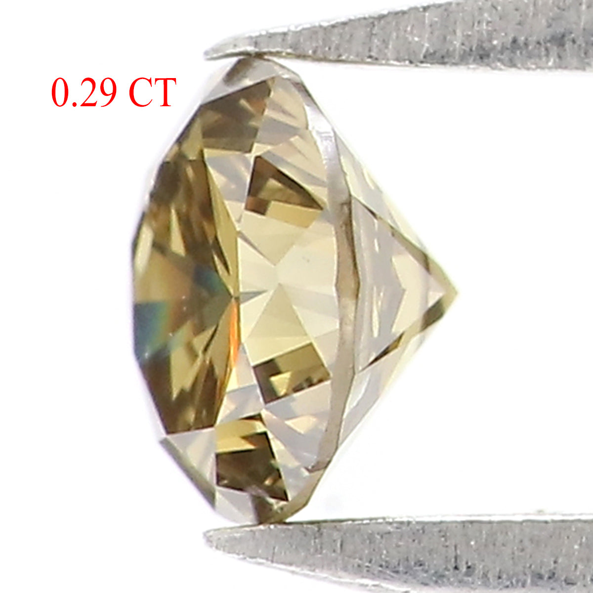 0.29 Ct Natural Loose Round Shape Diamond Green Color Round Diamond 4.10 MM Natural Green Color Diamond Round Brilliant Cut Diamond LQ6433
