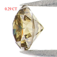 Natural Loose Round Brilliant Cut Diamond, Green Color Diamond, Natural Loose Diamond, Round Diamond, 0.29 CT Round Shape Diamond L6433