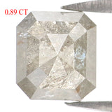 Natural Loose Emerald Diamond, Salt And Pepper Diamond, Natural Loose Diamond, Emerald Cut Diamond, 0.89 CT Emerald Shape Diamond KR2676