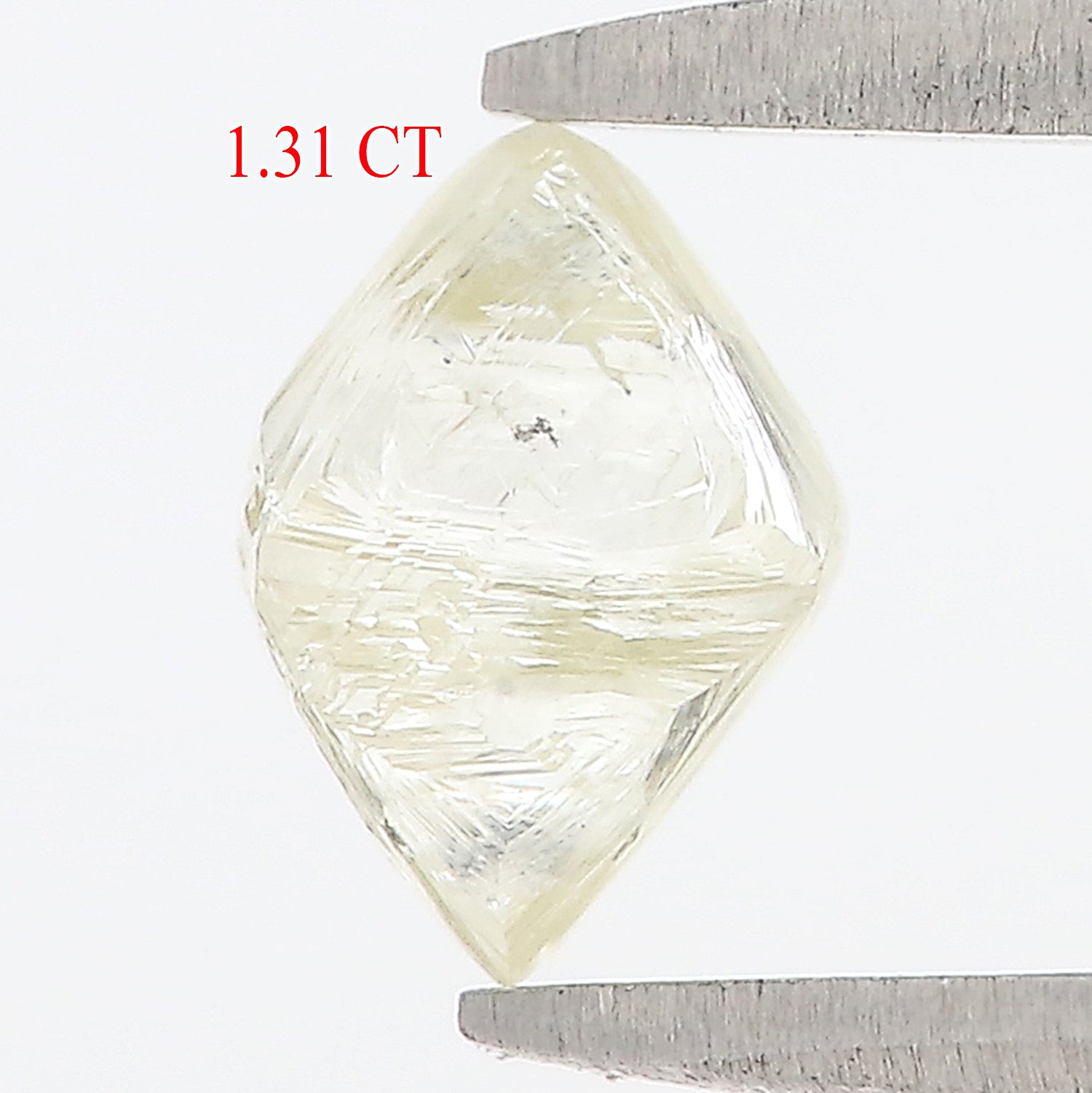1.31 CT Natural Loose Rough Shape Diamond White-I Color Irregular Cut Diamond 5.15 MM Natural Diamond I Color Rough UnCut Diamond L3489
