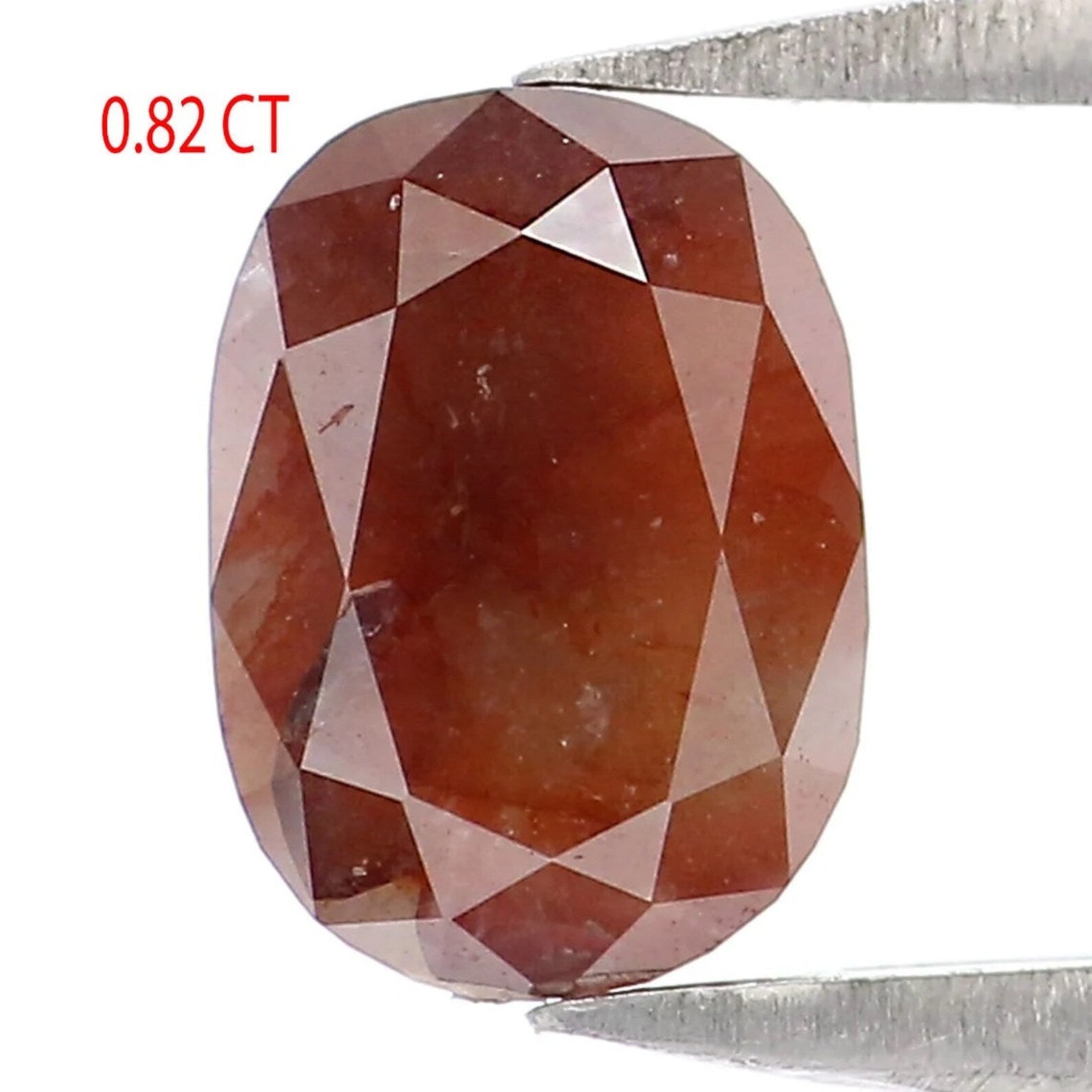 0.82 CT Natural Loose Oval Cut Diamond Brown Color Oval Diamond 6.75 MM Natural Loose Diamond Brown Color Oval Rose Cut Shape Diamond NQ7864