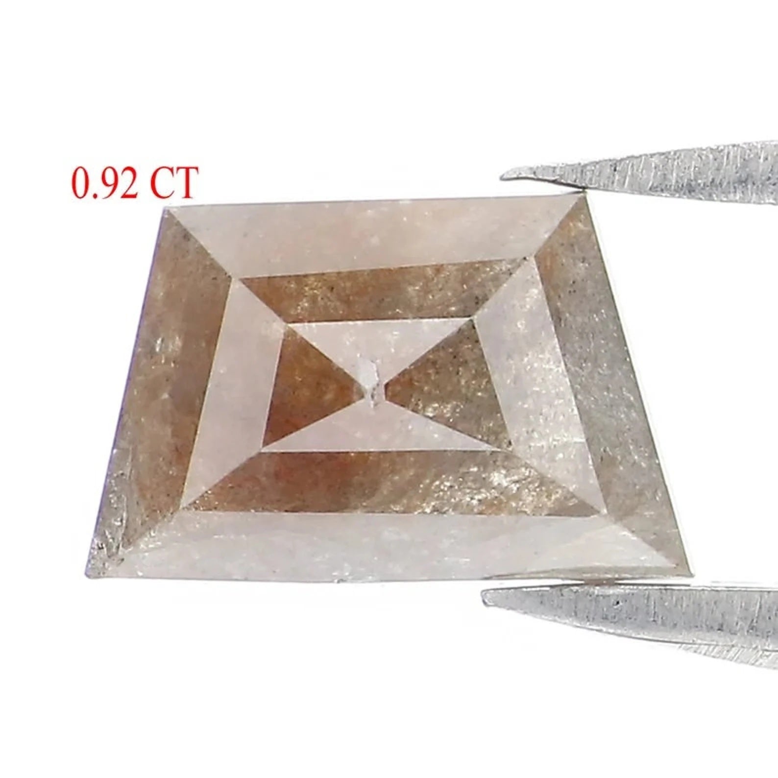 0.92 CT Natural Loose Shield Shape Diamond Brown Color Shield Cut Diamond 5.00 MM Natural Loose Diamond Brown Shield Rose Cut Diamond NQ8118