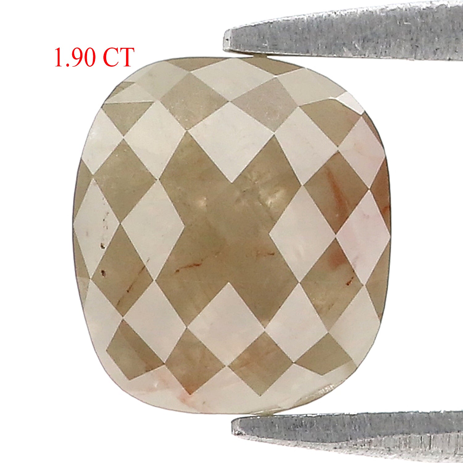 1.90 CT Natural Loose Oval Shape Diamond Grey Color Oval Cut Diamond 8.00 MM Natural Loose Diamond Grey Color Oval Rose Cut Diamond LQ7824