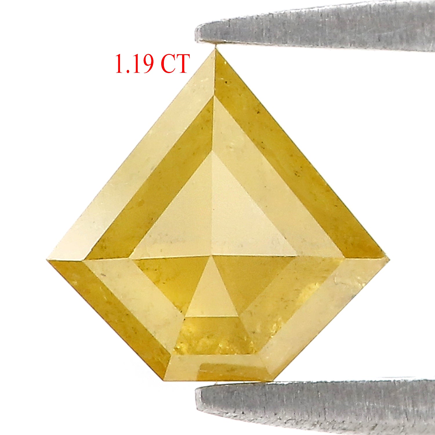 1.19 CT Natural Loose Shield Shape Diamond Yellow Color Shield Cut Diamond 7.30 MM Natural Loose Diamond Shield Rose Cut Diamond LQ9638
