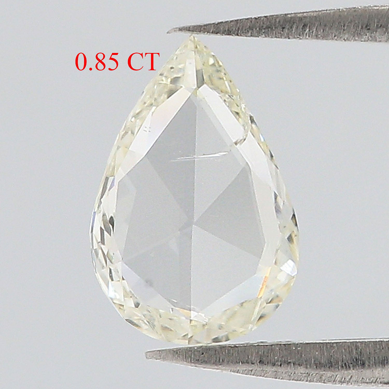 0.85 CT Natural Loose Pear Shape Diamond White - J Color Pear Shape Diamond 9.25 MM Natural Loose White Diamond Pear Rose Cut Diamond QL5487