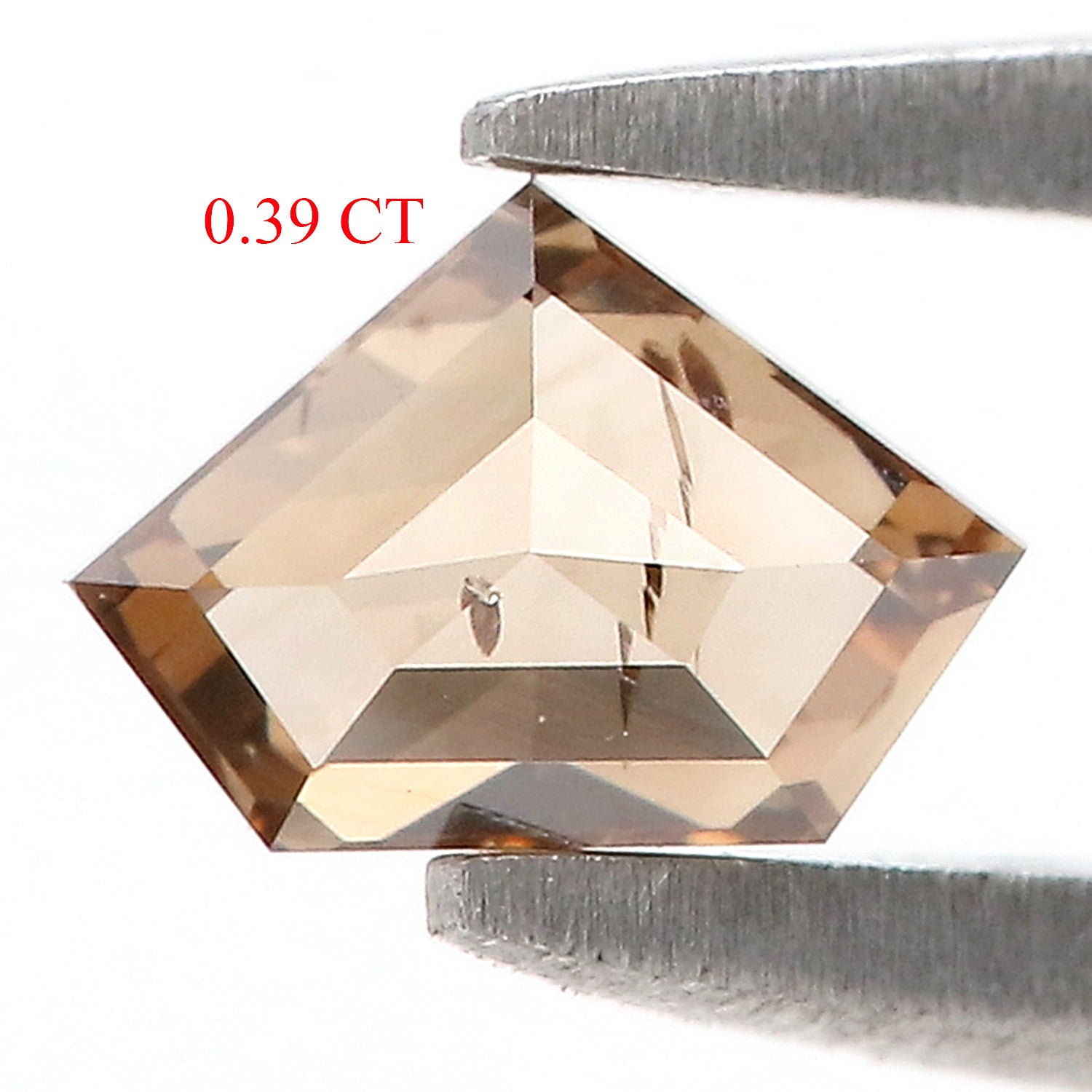 0.39 CT Natural Loose Shield Shape Diamond Brown Color Shield Shape Diamond 4.15 MM Natural Loose Diamond Shield Rose Cut Diamond LQ661