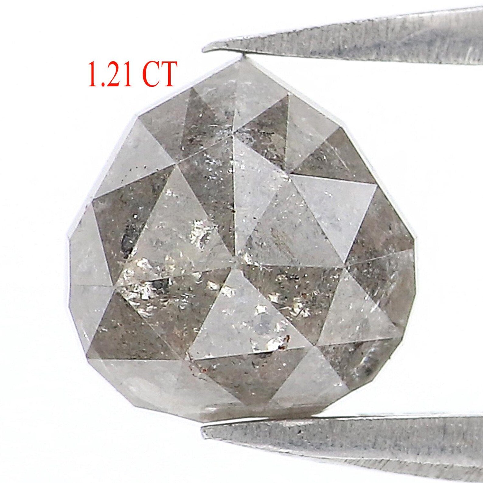 1.21 CT Natural Loose Triangle Shape Diamond Grey Triangle Cut Diamond 6.60 MM Natural Loose Diamond Triangle Shape Rose Cut Diamond NQ8147