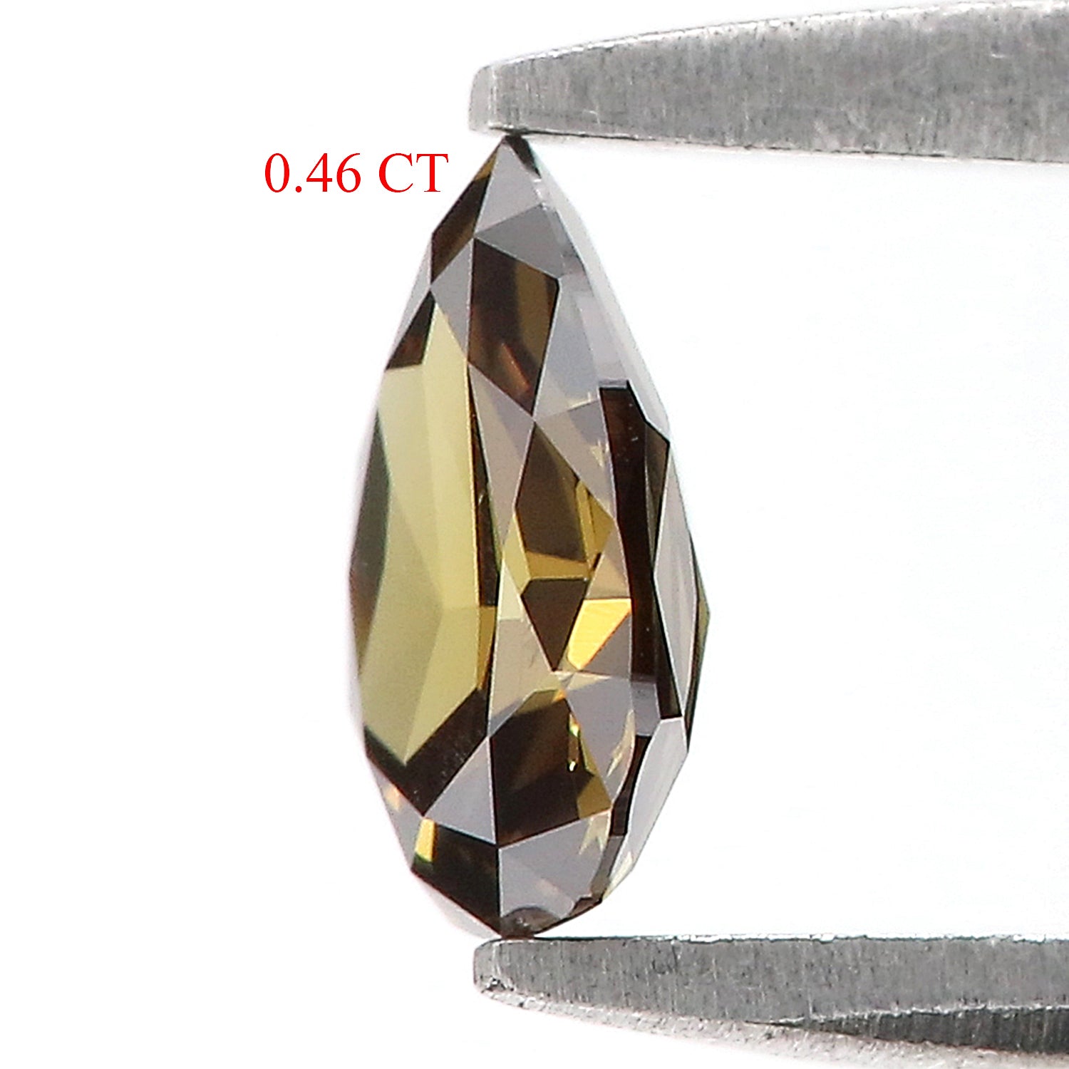0.46 CT Natural Loose Pear Shape Diamond Green Color Pear Cut Diamond 6.15 MM Natural Loose Yellow Diamond Pear Brilliant Cut Diamond LQ5190