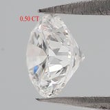 GIA Certified Natural Loose Round Brilliant Diamond, White - E Color Round Diamond, Round Cut Diamond, 0.50 CT Round Shape Diamond L2982