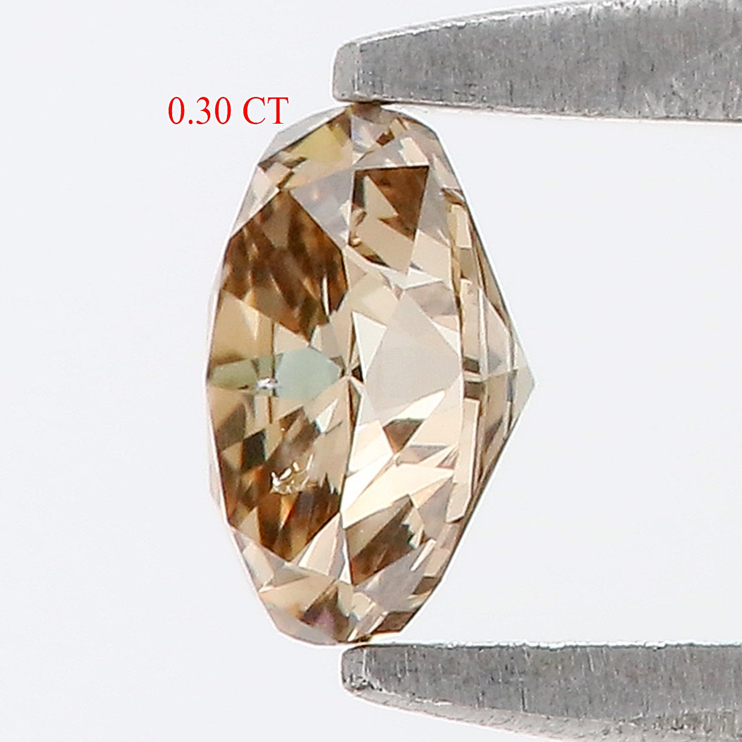 0.30 CT Natural Loose Oval Shape Diamond Brown Color Oval Cut Diamond 4.65 MM Natural Loose Brown Color Oval Brilliant Cut Diamond LQ575