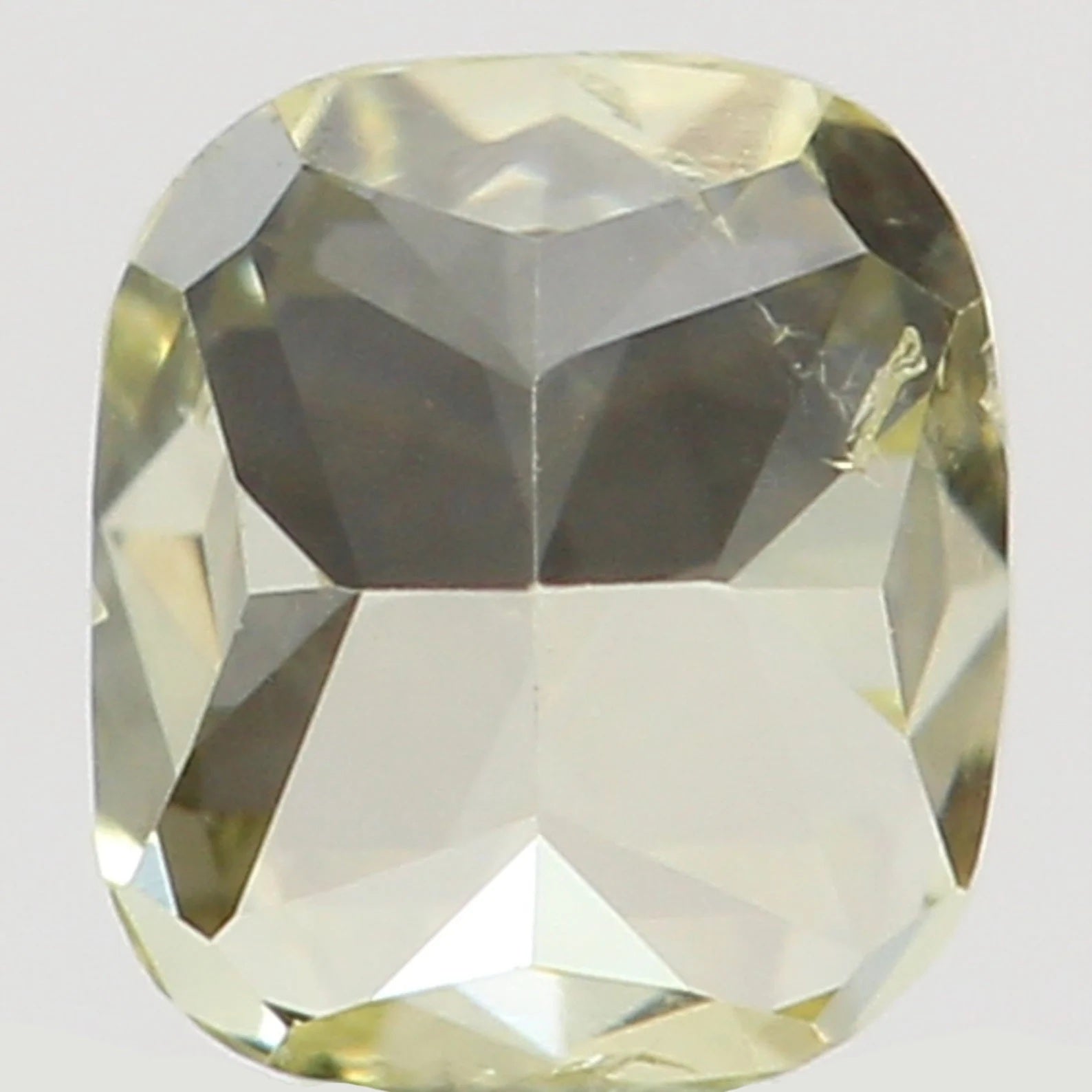 0.16 Ct Natural Loose Diamond Cushion Yellow Color SI1 Clarity 3.20 MM N8178