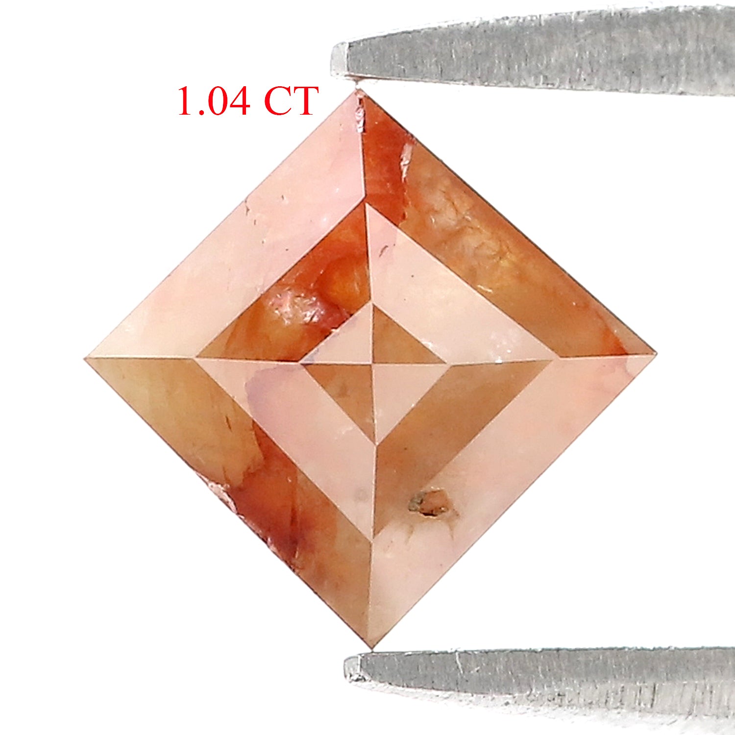 1.04 Ct Natural Loose Kite Shape Diamond Brown Color Kite Cut Diamond 8.05 MM Natural Brown Color Diamond Kite Rose Cut Diamond LQ3353
