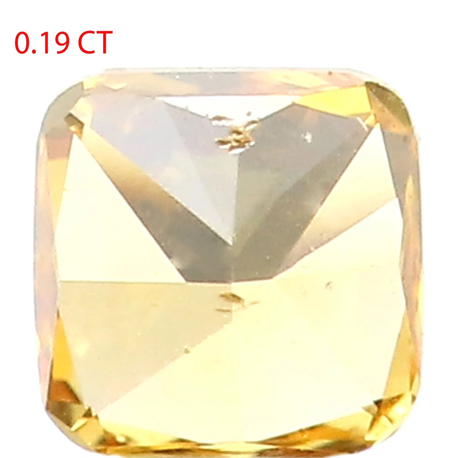 0.19 Ct Natural Loose Cushion Shape Diamond Yellowish Brown Color Cushion Diamond 3.30 MM Natural Loose Diamond Cushion Shape Diamond N9823