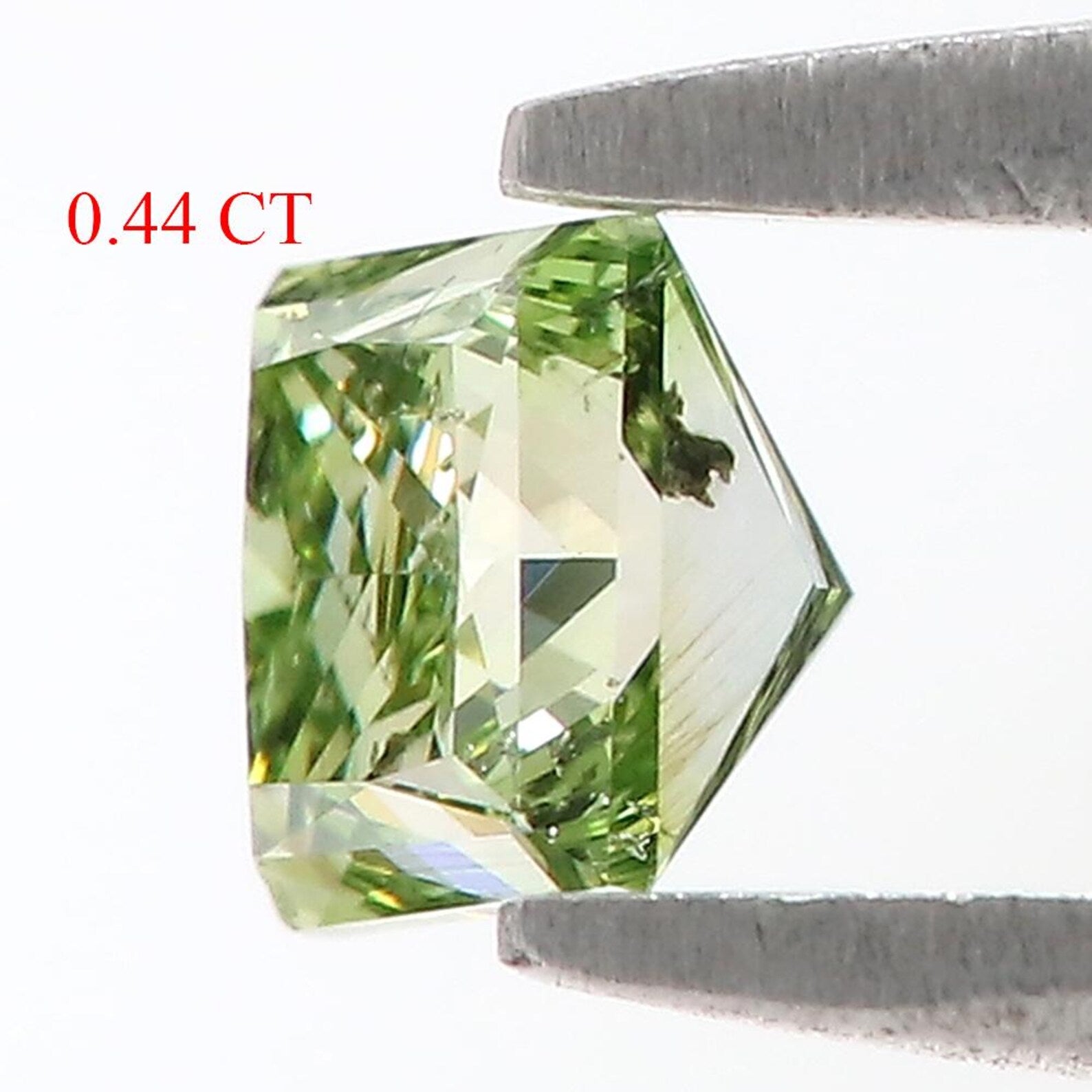 0.44 CT Natural Loose Princess Shape Diamond Green Color Princess Cut Diamond 3.85 MM Natural Diamond Princess Brilliant Cut Diamond QN1158