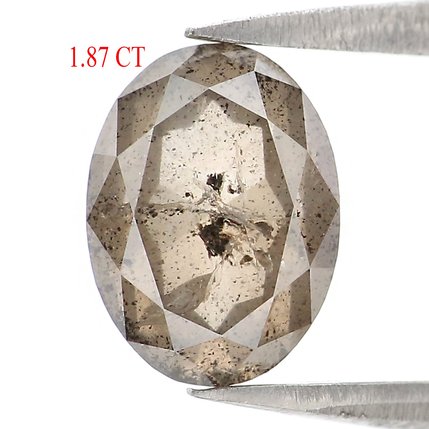 1.87 Ct Natural Loose Oval Shape Diamond Light Brown Color Oval Cut Diamond 8.10 MM Natural Loose Diamond Oval Brilliant Cut Diamond LQ2960