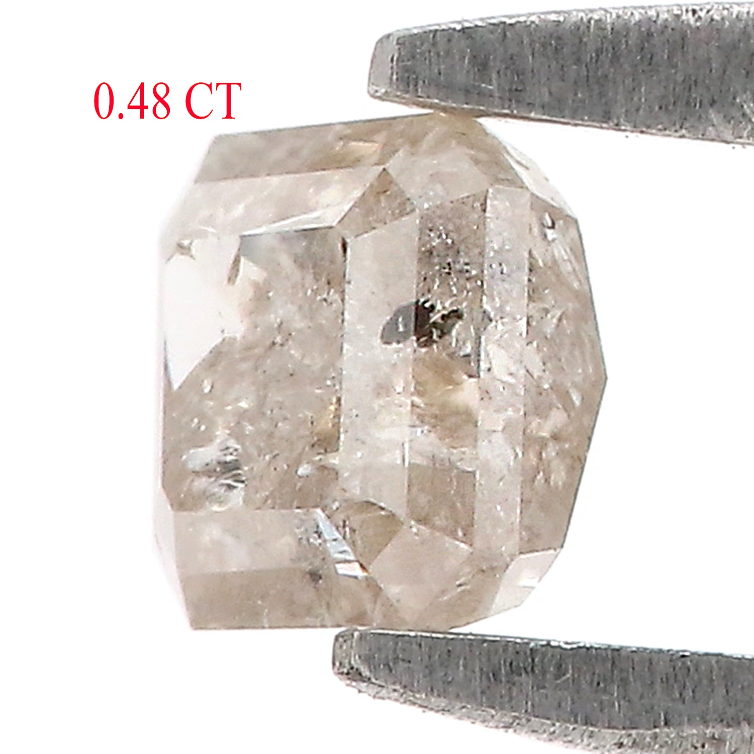 0.48 CT Natural Loose Radiant Shape Diamond Yellow Color Radiant Cut Diamond 4.00 MM Natural Grey Color Radiant Brilliant Cut Diamond LQ5963