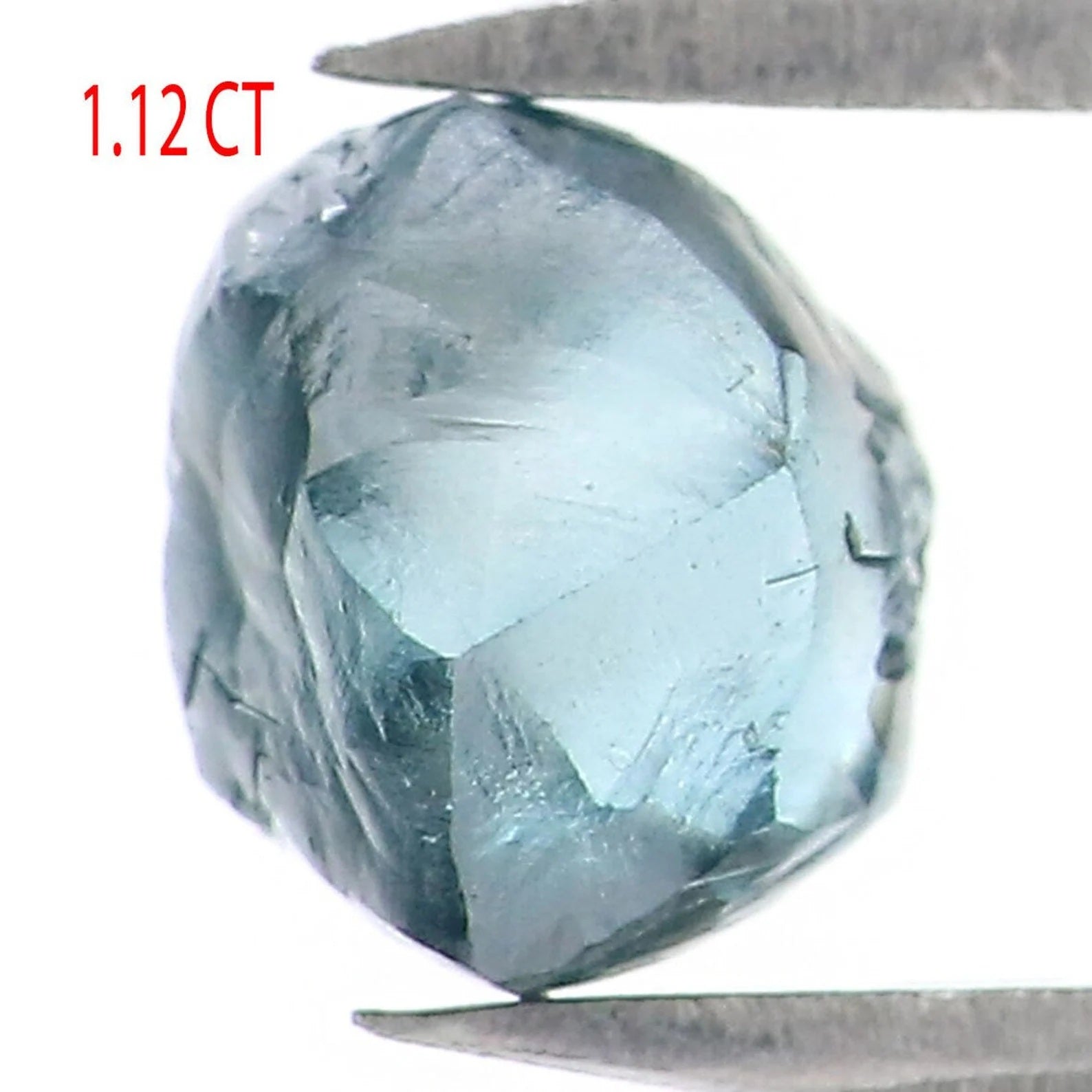 1.12 CT Natural Loose Crystal Rough Diamond Blue Color Rough Shape Diamond 5.70 MM Natural Loose Diamond Rough Irregular Cut Diamond NQ1997