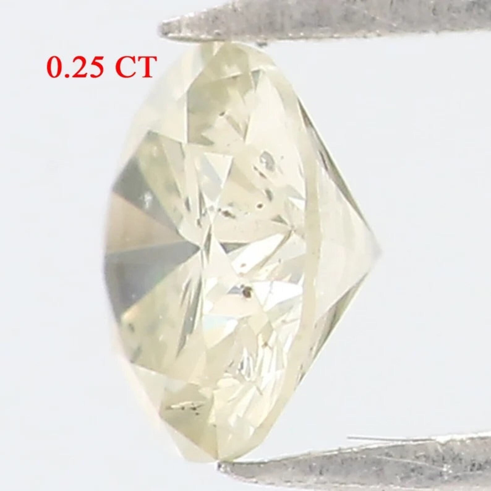 0.25 CT Natural Loose Round Shape Diamond White - H Color Round Diamond 4.10 MM Natural White - H Color Round Brilliant Cut Diamond NQ1899