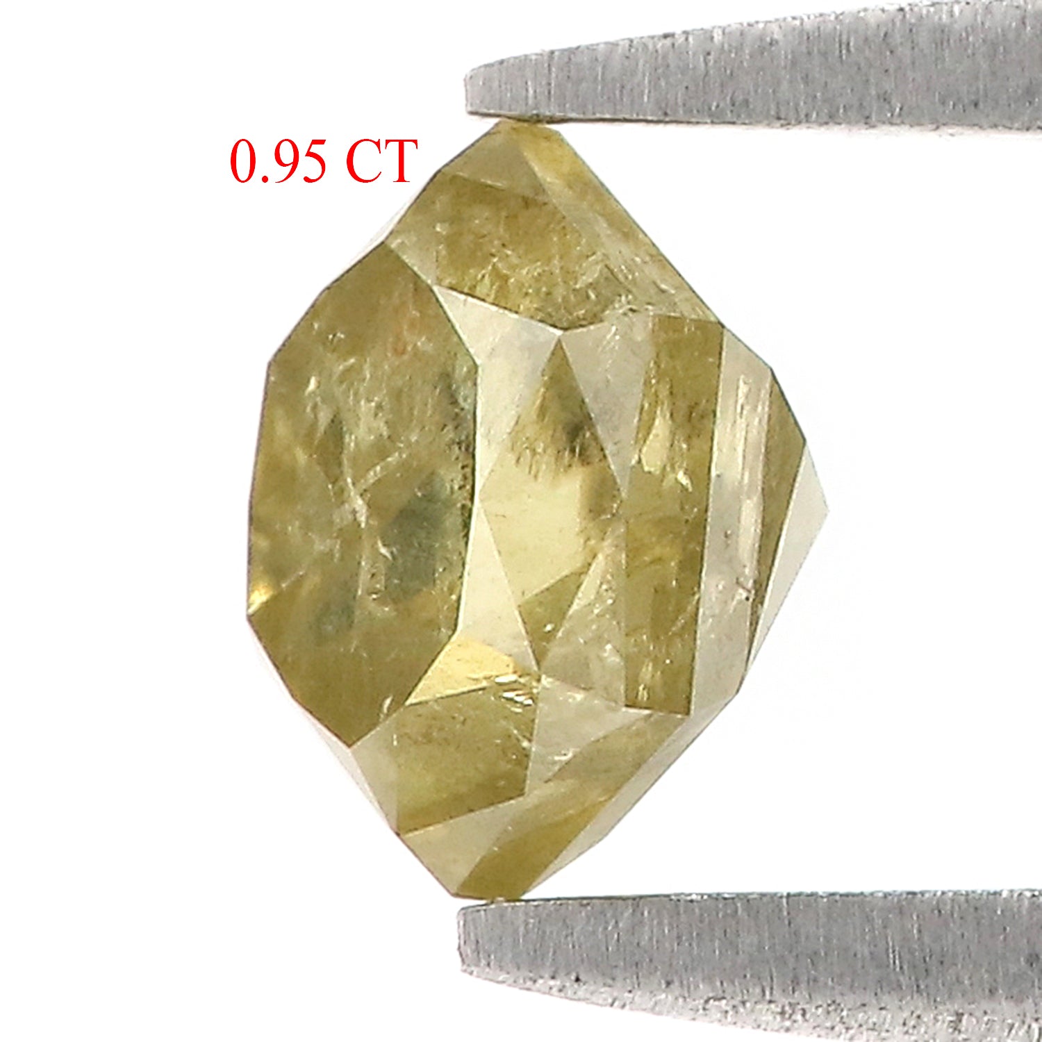 0.95 CT Natural Loose Hexagon Shape Diamond Yellow Color Hexagon Cut Diamond 6.10 MM Natural Green Hexagon Brilliant Cut Diamond LQ2509