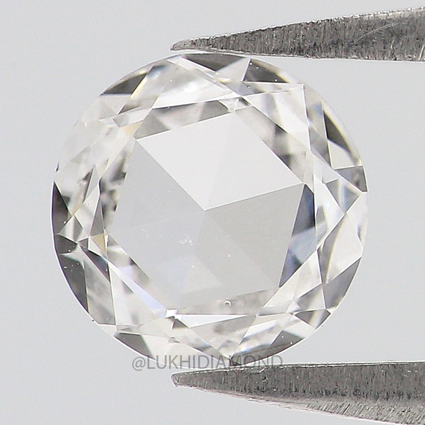 5.00 mm, 5.50 mm, 6.00 mm, Round Rose Cut Lab Grown CVD Diamond Lab Created Loose Diamond for Engagement Ring Q113